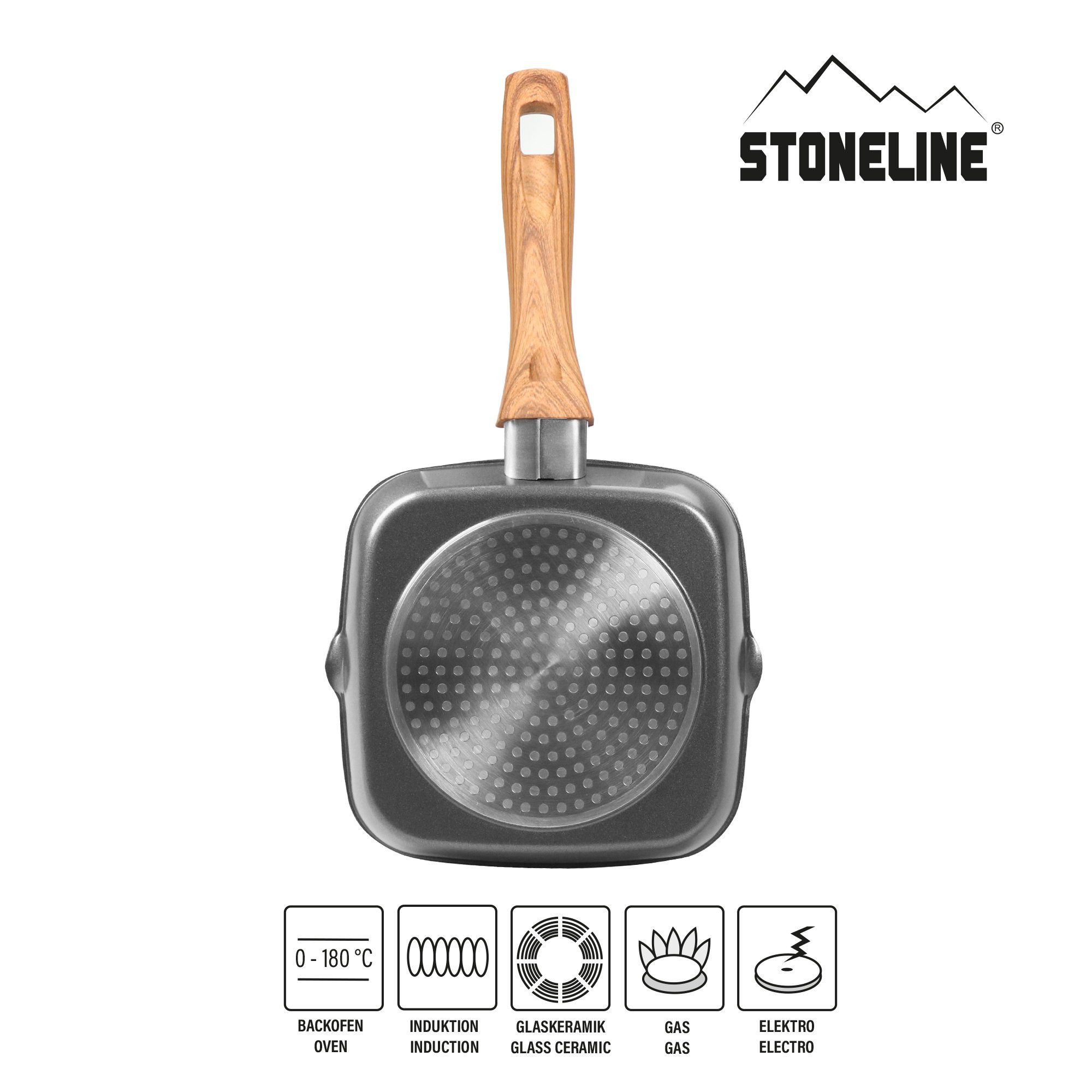 STONELINE Grillpfanne, Aluminiumguss