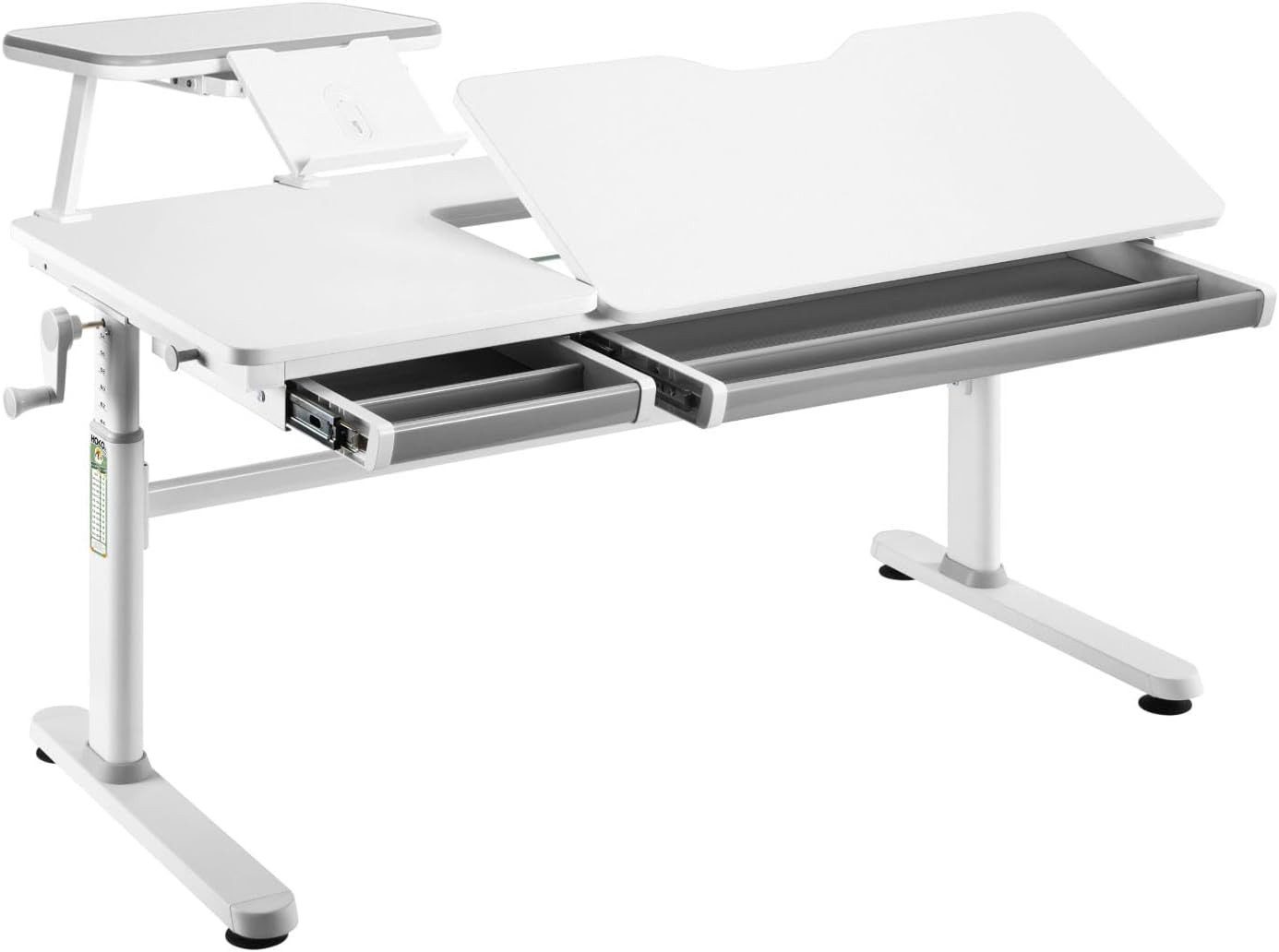 HOKO Kinderschreibtisch mit Schreibtischaufsatz mit Buchstütze (Manuell höh günstig online kaufen