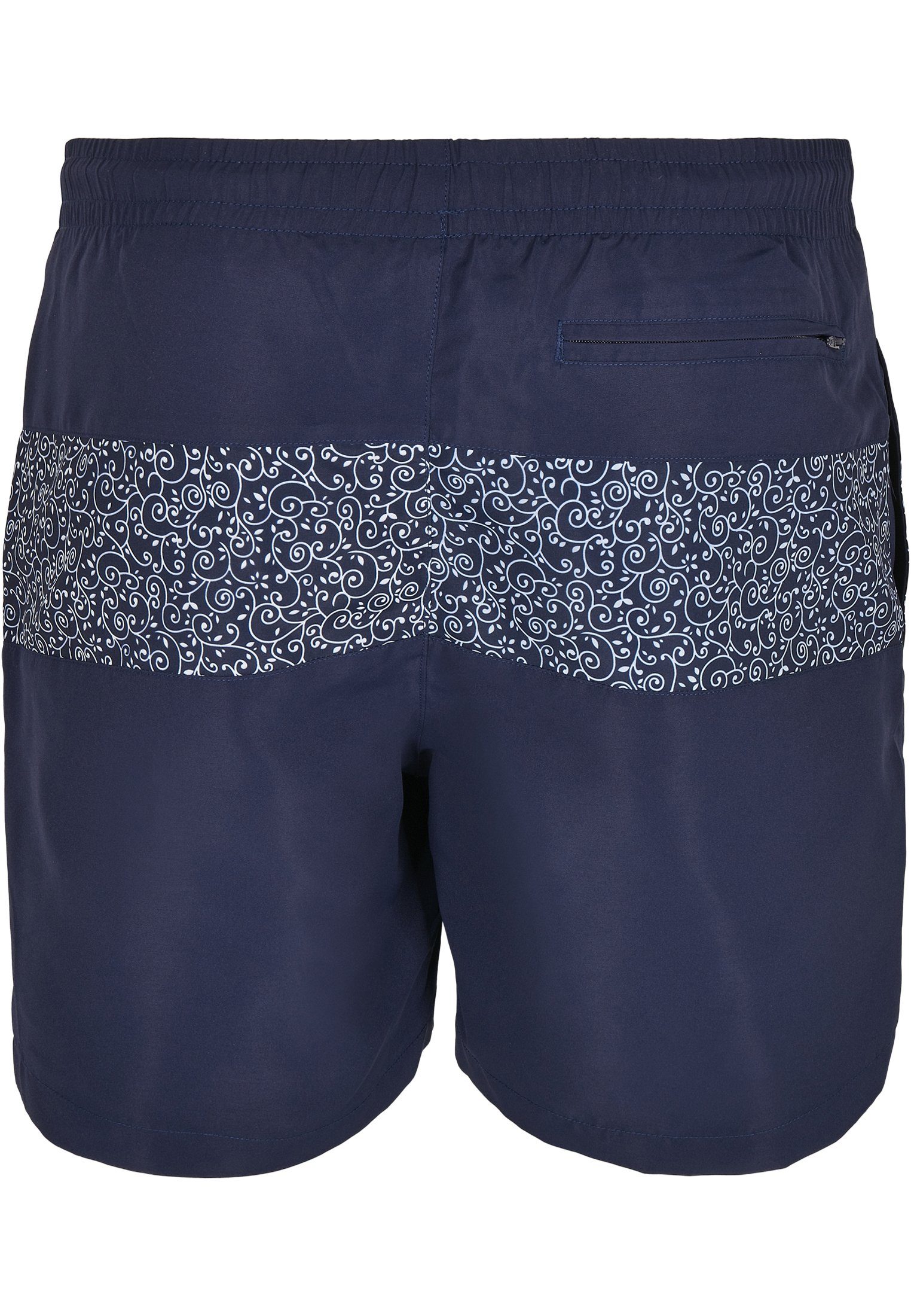 URBAN Badeshorts Pattern Mid Block Shorts CLASSICS Swim Herren