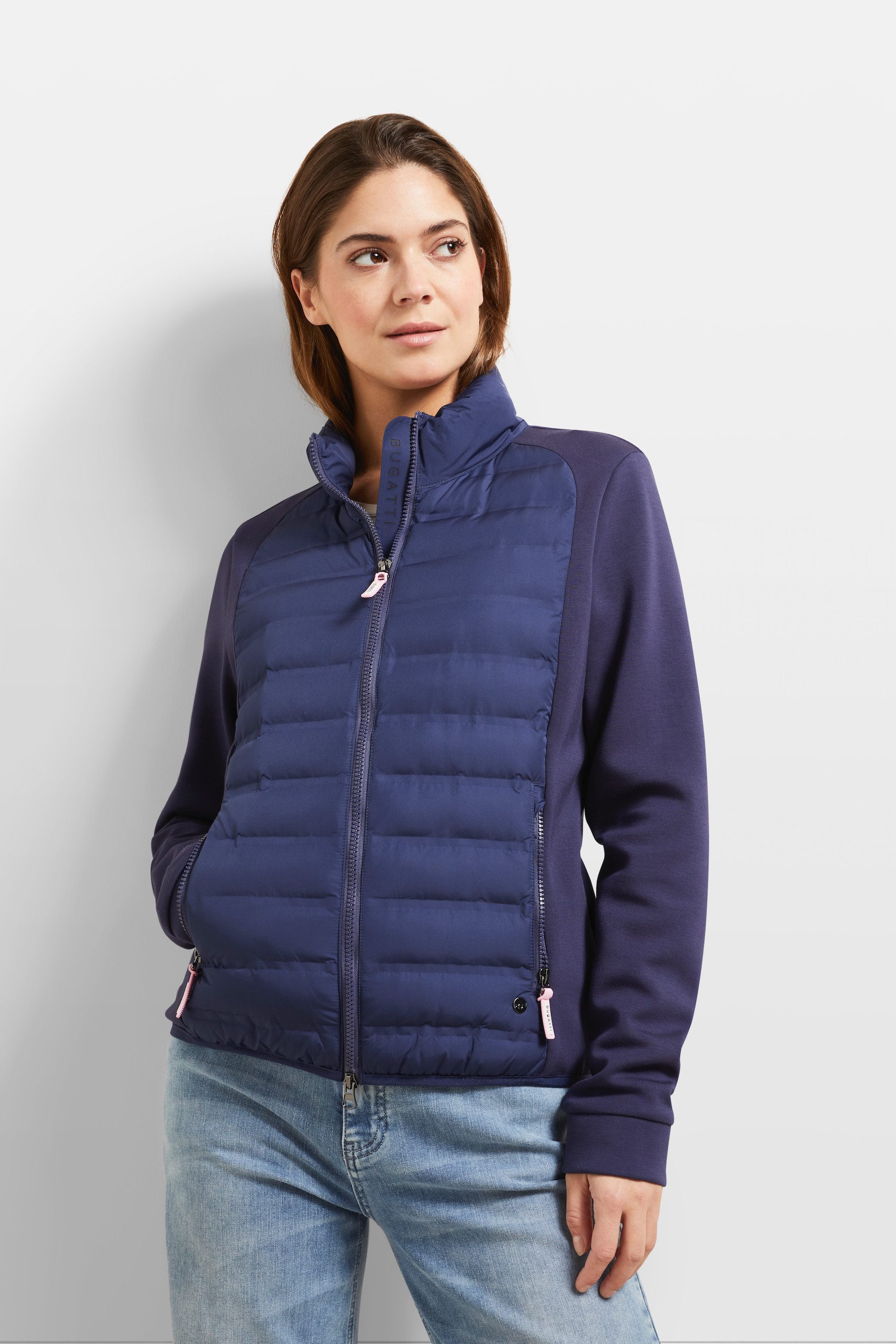 bugatti Blouson mit femininem Stehkragen