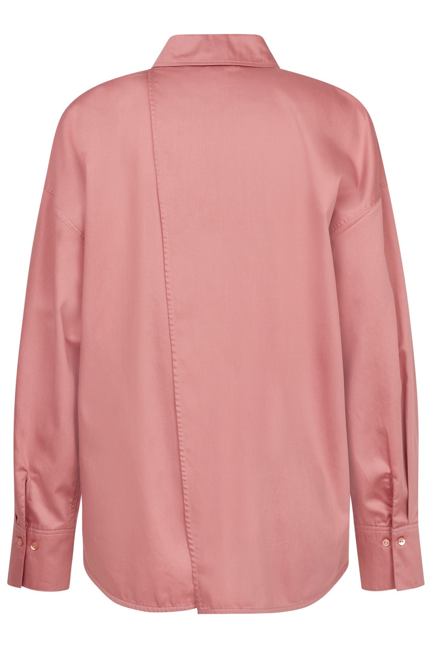 bugatti Hemdbluse aus Baumwoll-Satin