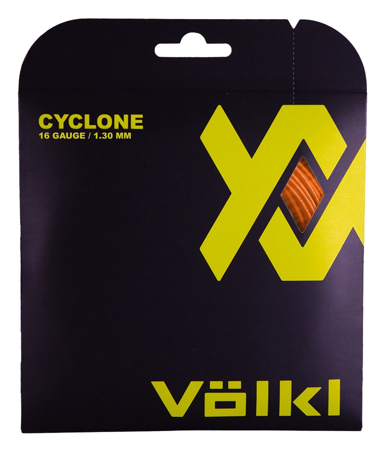 Tennissaite Cyclone (Haltbarkeit+Spin) orange 12m Set