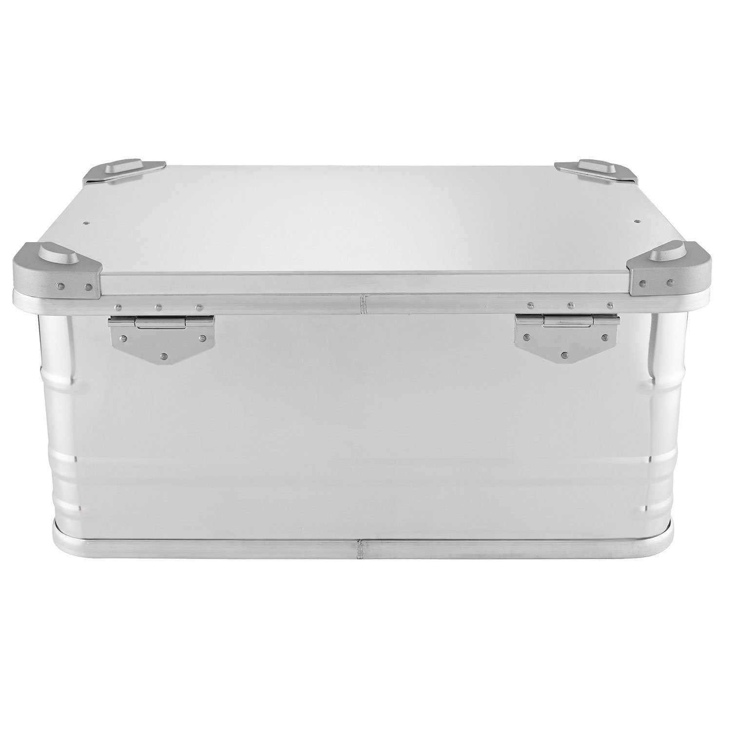 ALUBOX Aufbewahrungsbox Premium Alukiste 47 Liter pulverbeschichtet (7 verschiedene Farben), leicht und formbeständig - Druckgussstapelecken - abschließbar