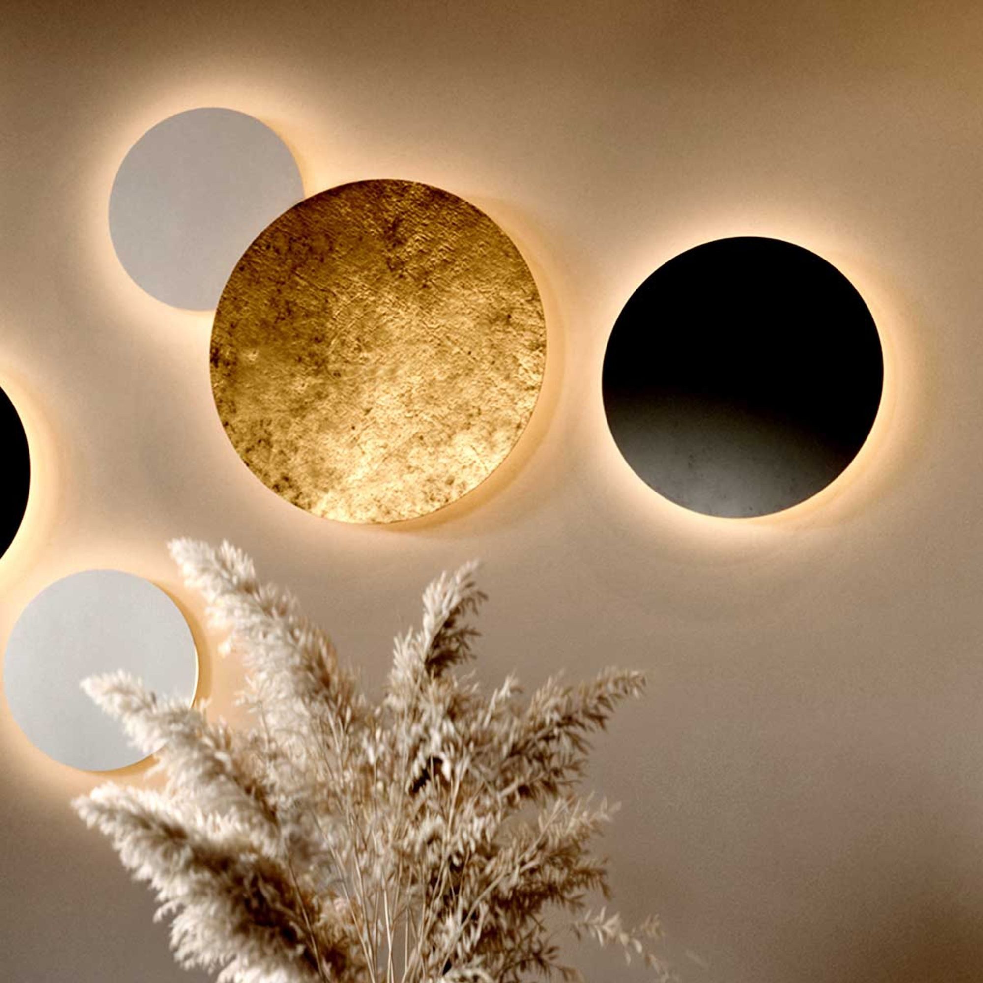 s.luce Wandleuchte Indirekte LED Wandlampe & Deckenleuchte Cloud Weiß, Warmweiß