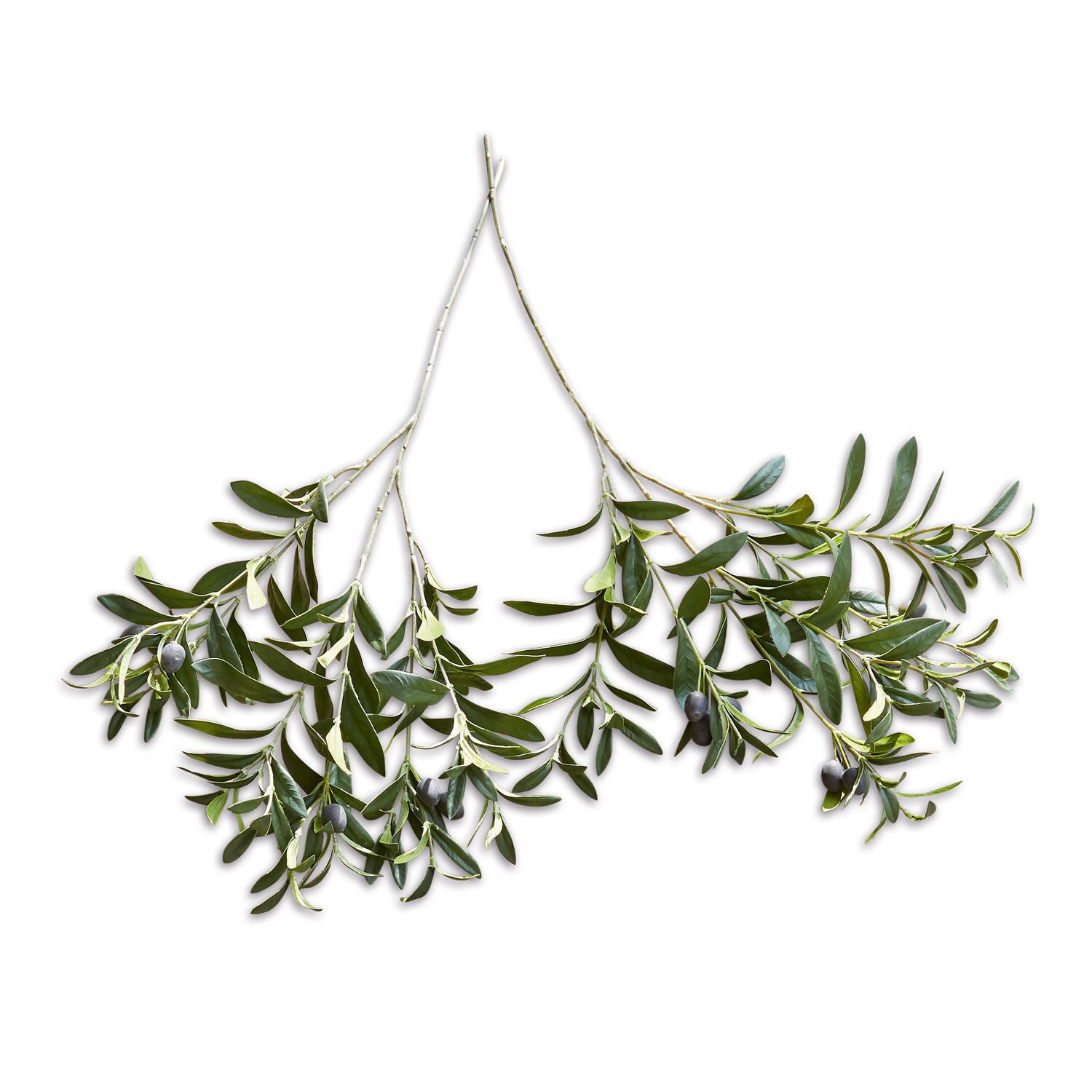 Kunstblume Deko-Olivenzweig 2er Set Olives grün, Mirabeau, Höhe 86.0 cm. € 41,95