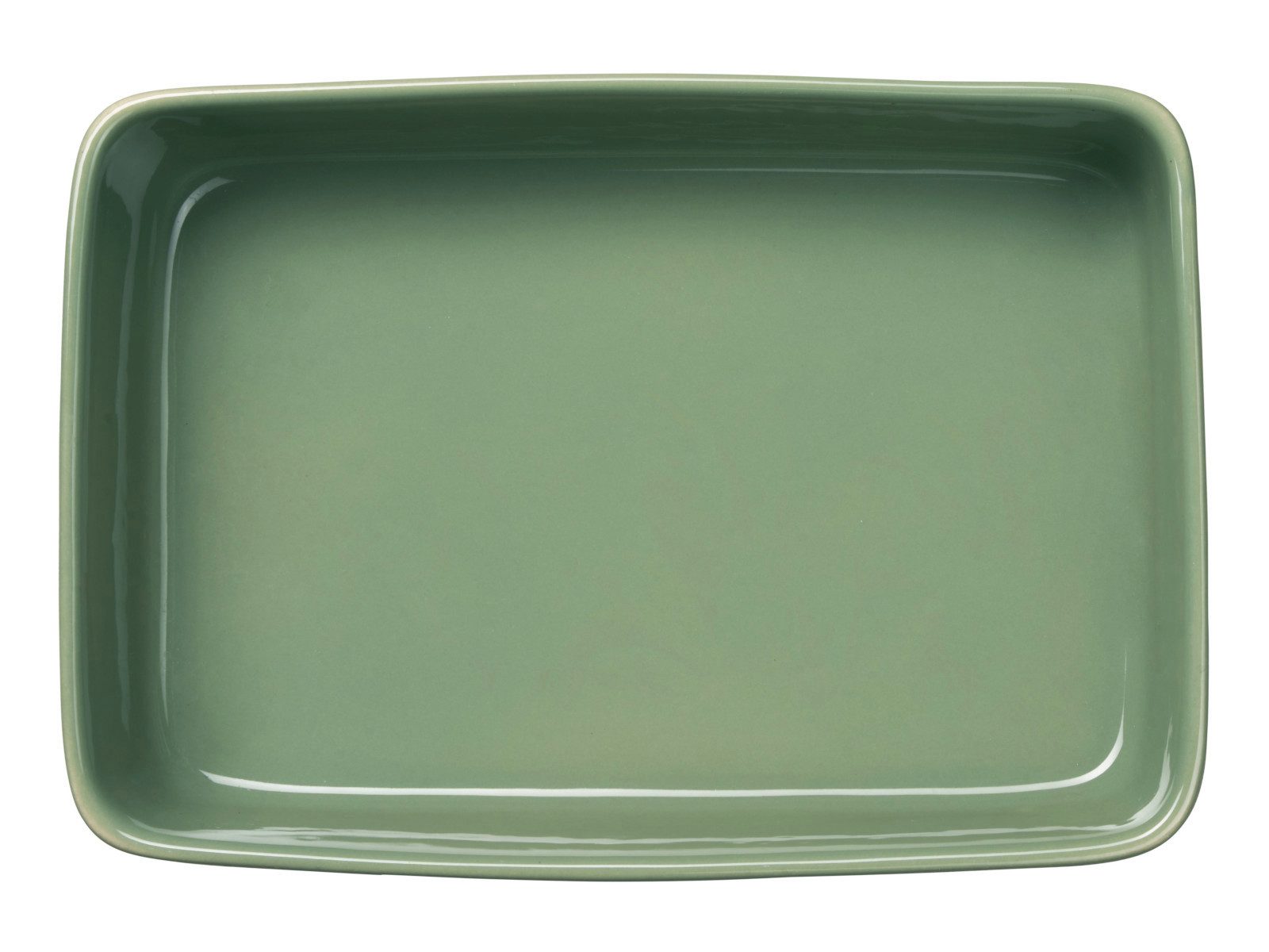ASA SELECTION Auflaufform Grande Auflaufform rechteckig salbei 28,5x20x6cm, Steinzeug, Küche, Kochen, Backen