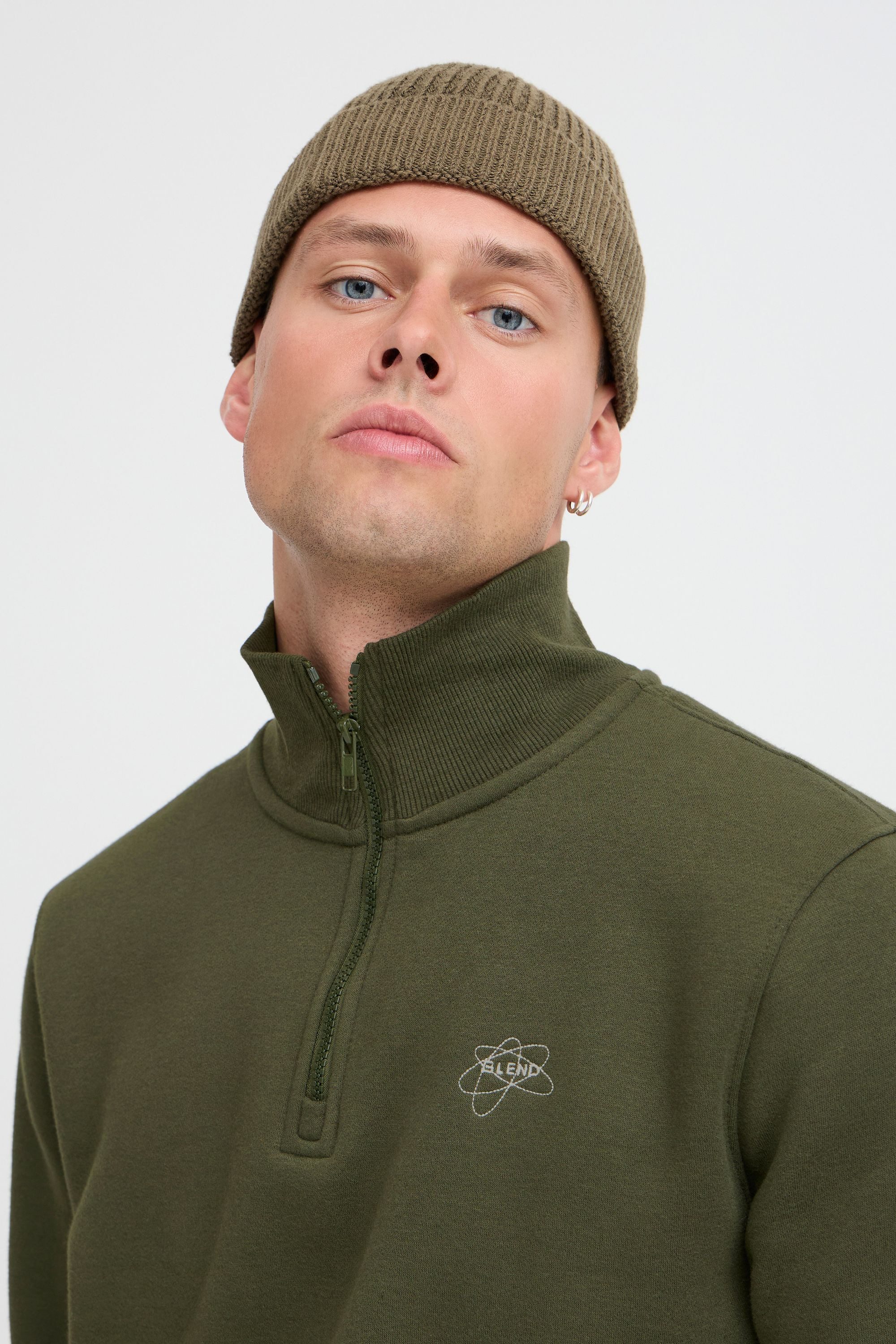 Blend Troyer BHSweatshirt Klassischer Sweat-Troyer