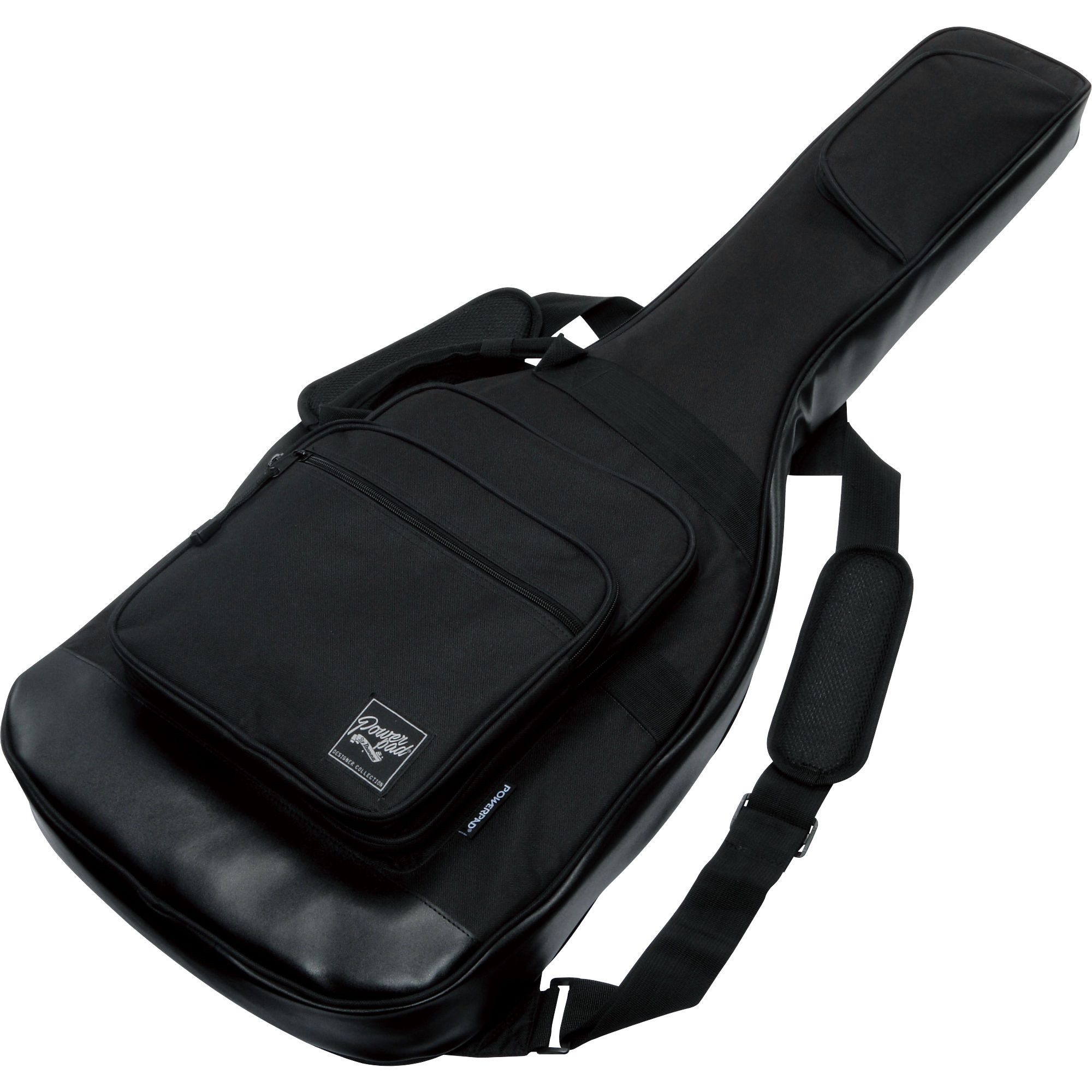 Ibanez Gitarrentasche IGB540-BK Powerpad Gigbag für E-Gitarre Black mit Halsfixierung, Nylon-Außenschicht, Halsband, Rucksackgurte, Zubehörtaschen