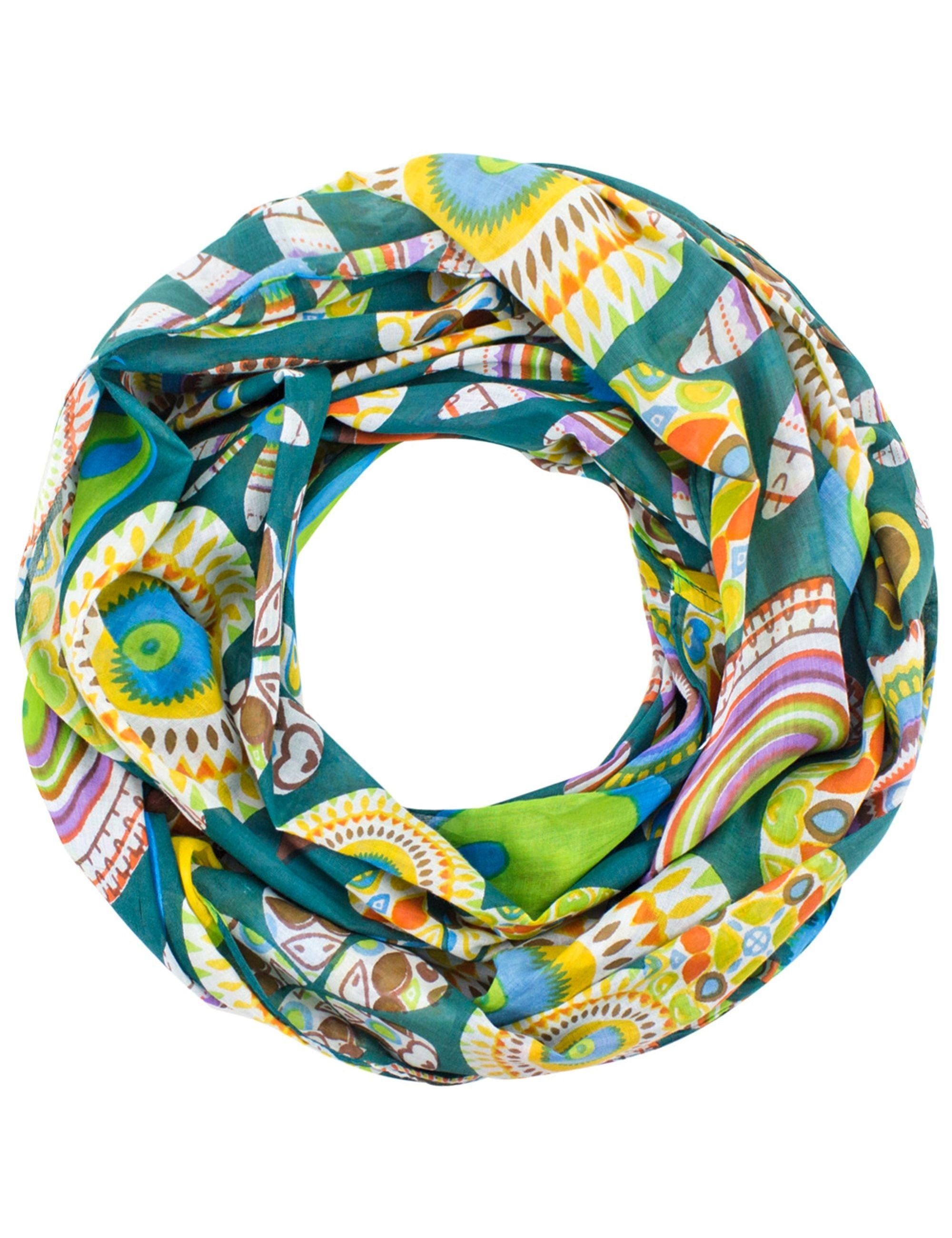 Loop Damen Loop Schal. 100% Baumwolle Schlauchschal. Loopschal