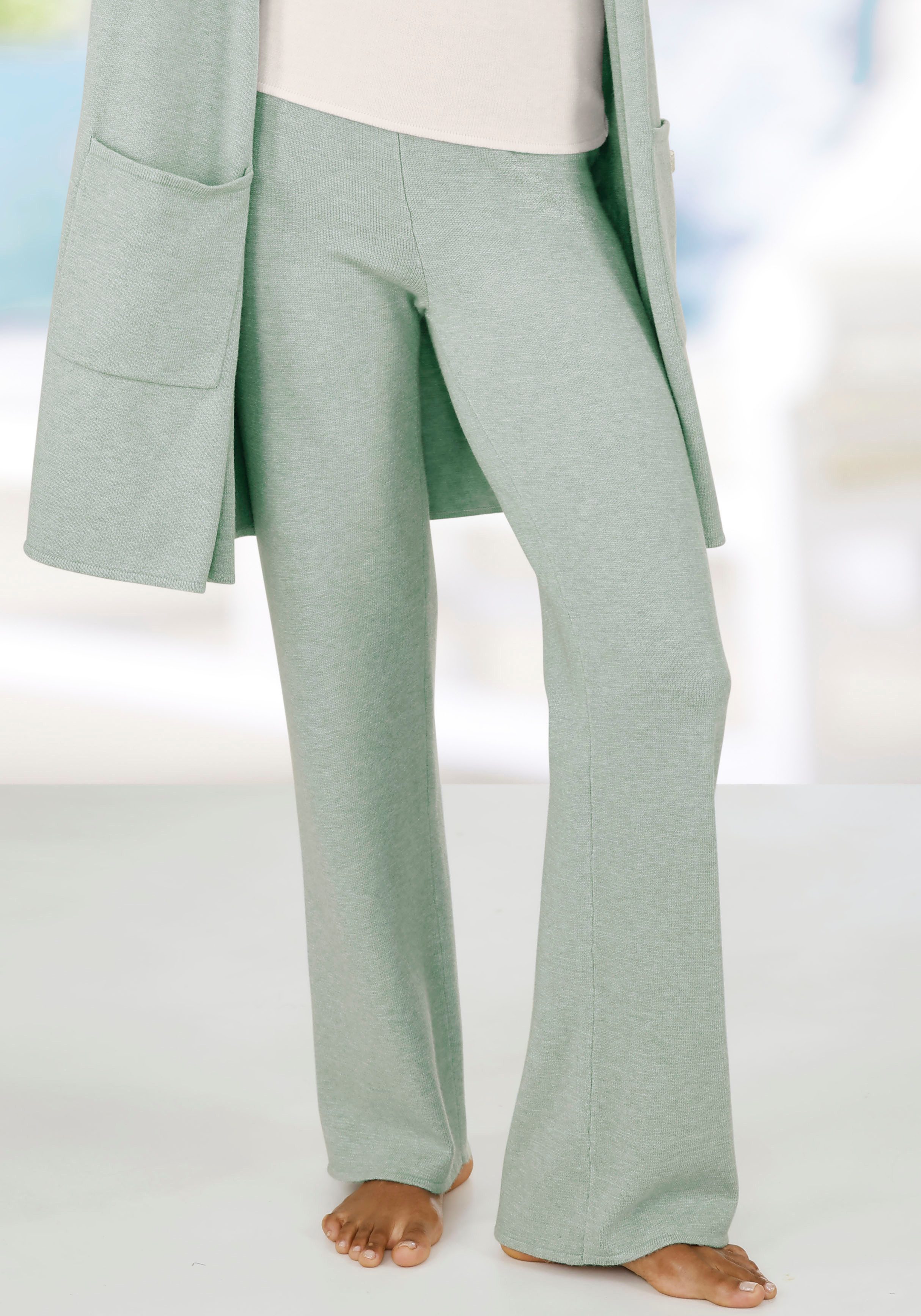 LASCANA Strickhose lässig aus hochwertigem Strick, Loungewear günstig online kaufen