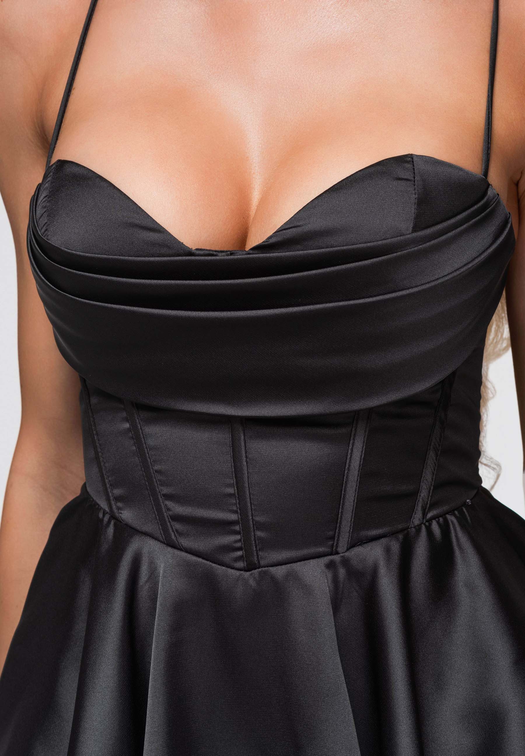 OMBRE Abendkleid Elegantes Rüschen-Abendkleid