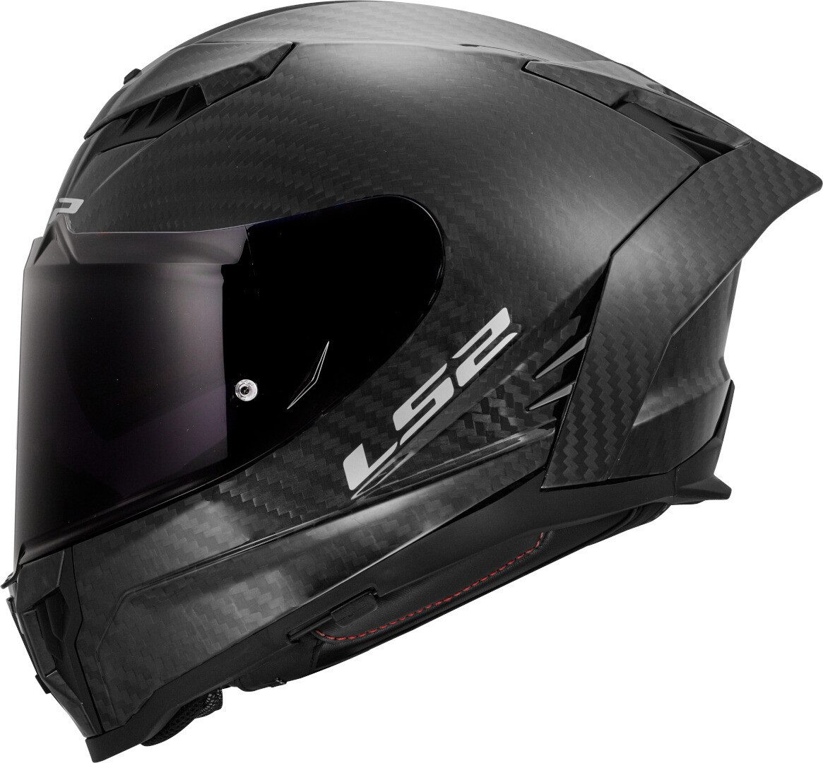 LS2 Motorradhelm FF807 Dragon Carbon Helm, vorbereitet für Kommunikationssystem,Notfallsystem-Polsterung (EQ