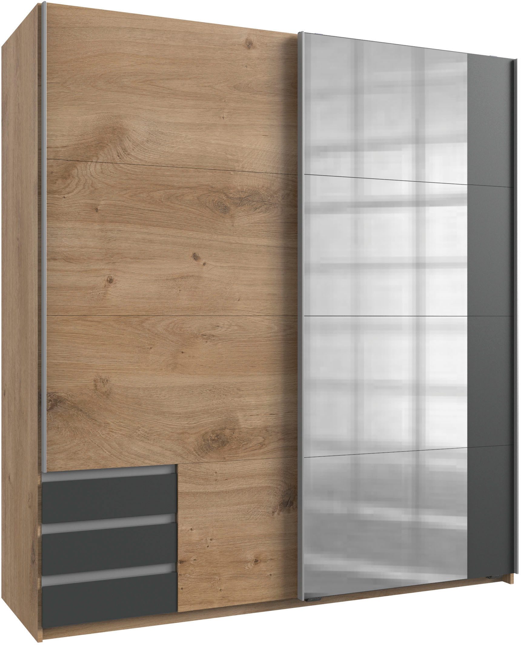 Wimex Schwebetürenschrank "Emden moderner Kleiderschrank mit Spiegel und Sc günstig online kaufen