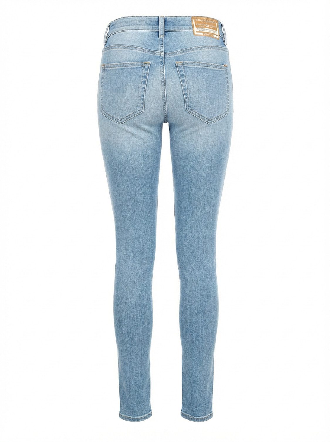Diesel Skinny-fit-Jeans 2017 D-Slandy R096L Superstretch mit regulärem Bund, hellblau