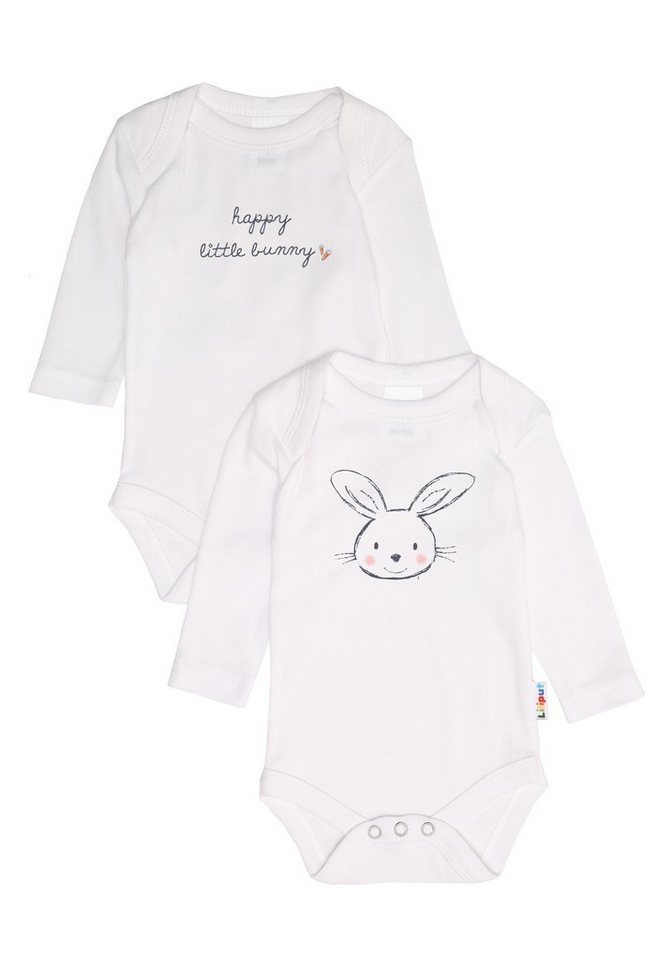 Liliput Body mit niedlichem Frontprint, Toller Liliput Langarmbody im  2er-Pack für Kleinkinder