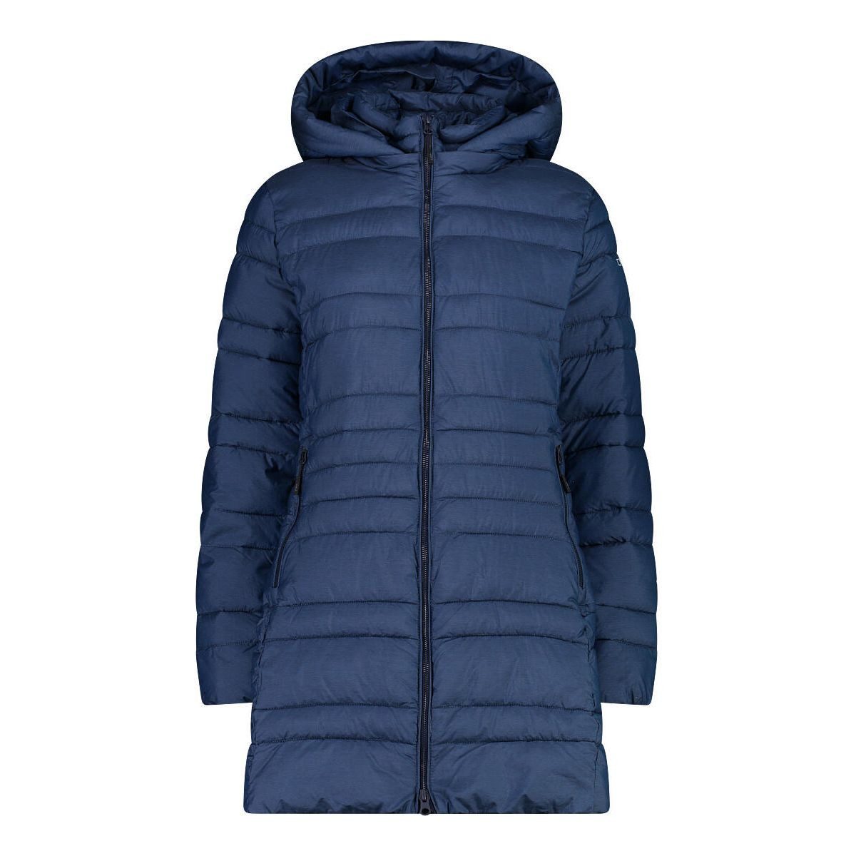 CMP Outdoorjacke Woman Parka Snaps Hood Wattierter Mantel mit abnehmbarer Kapuze, wasserabweisend, nachhaltig