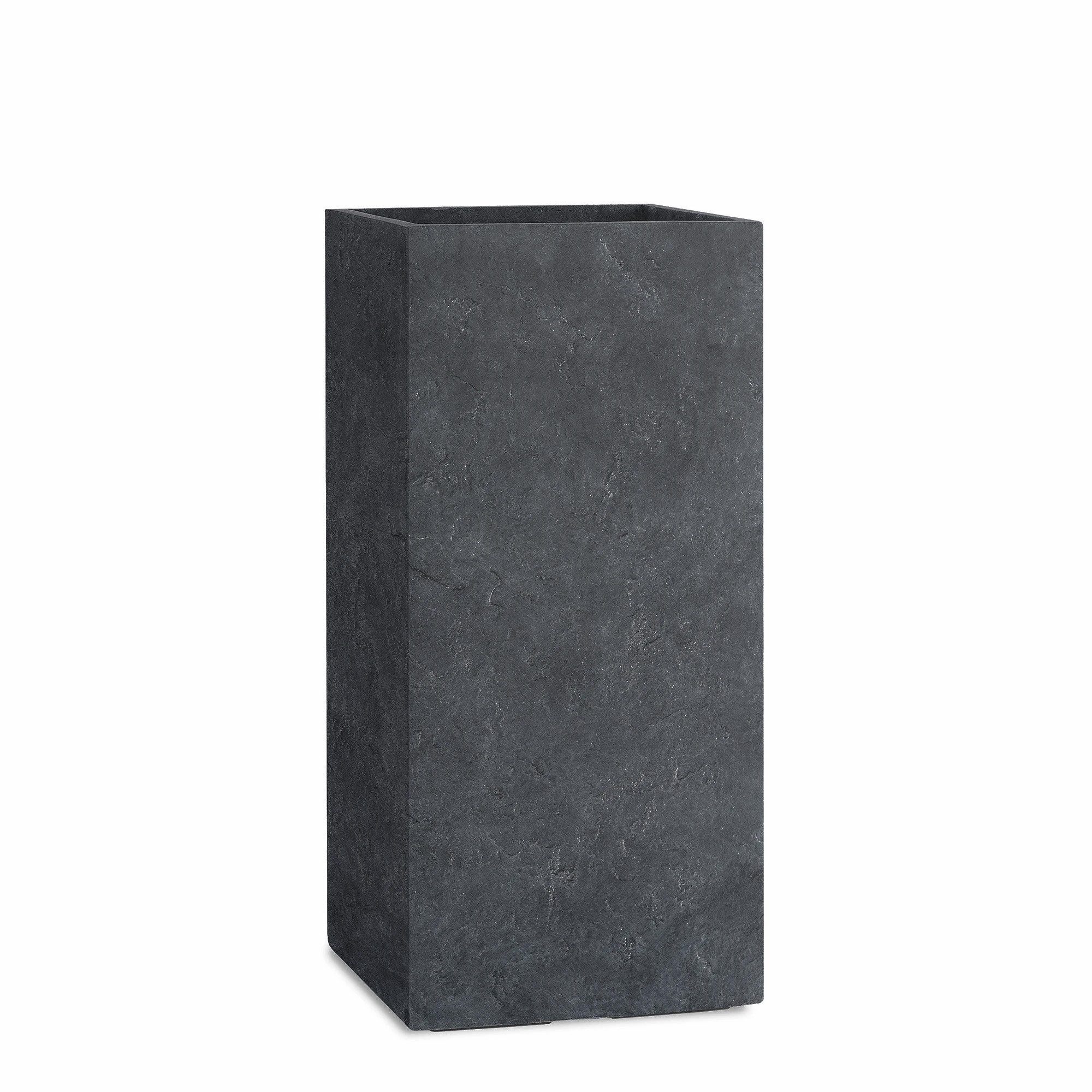 Pflanzwerk® Pflanzkübel TOWER Premium Blumenkübel Pflanzsäule Fiberglas mit Lotus-Effekt