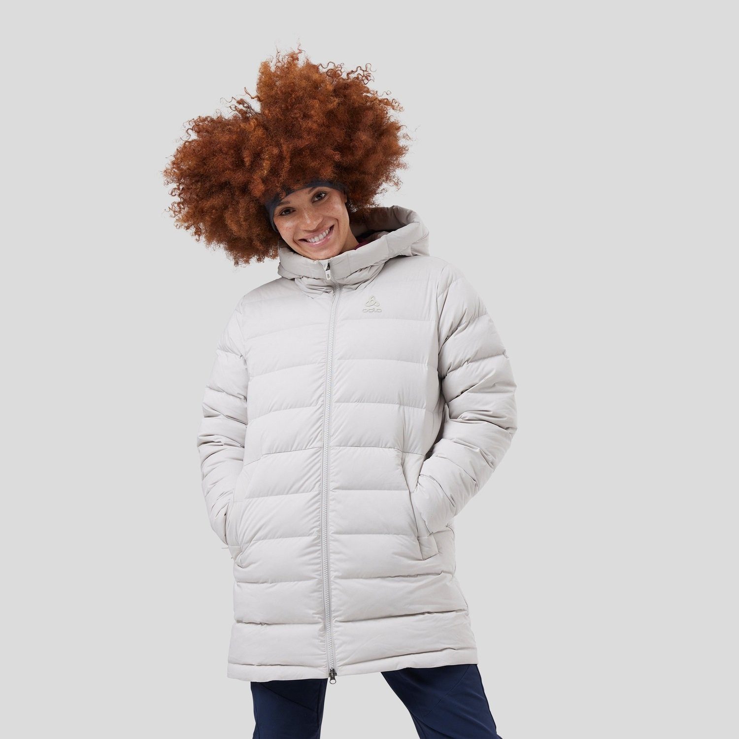 Odlo Wintermantel Ascent N-Thermic Insulated mit Kapuze (wasserabweisend, winddicht)