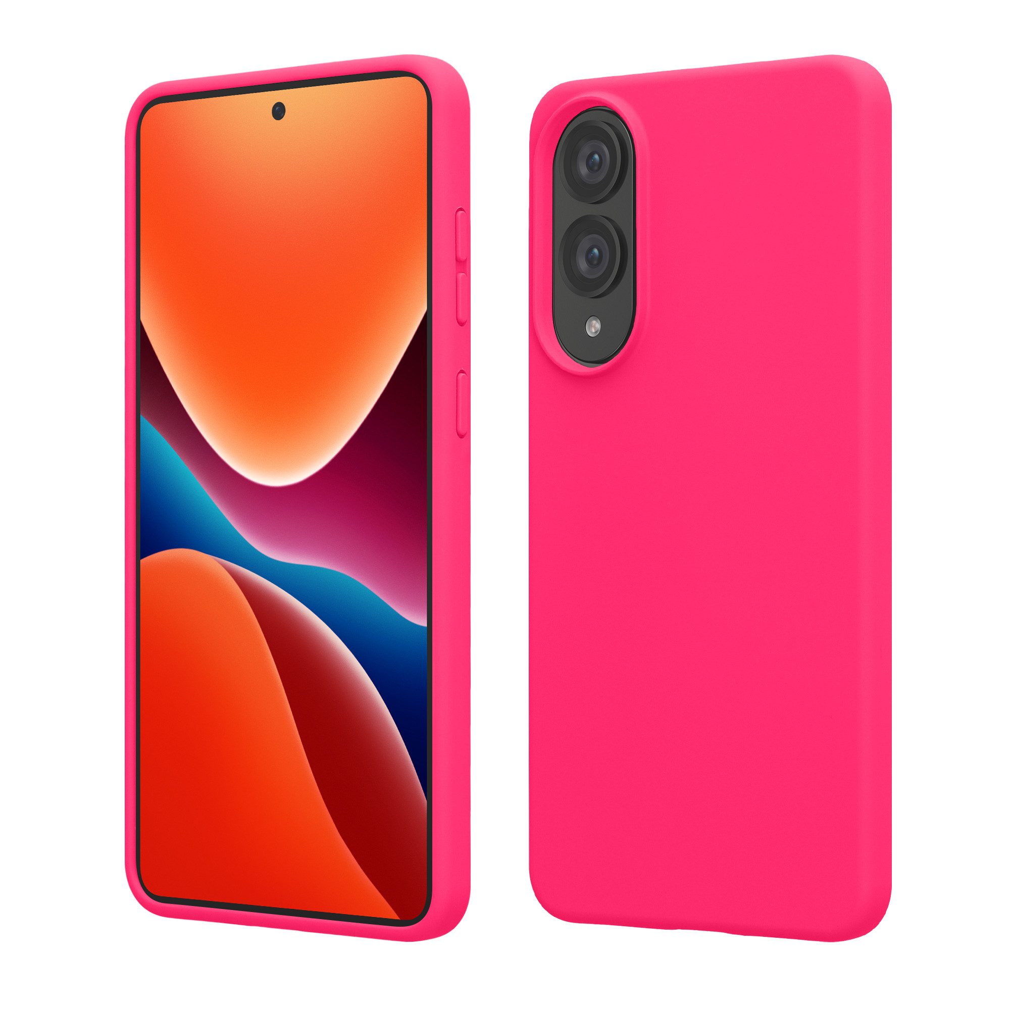 kwmobile Handytasche Handyhülle für Samsung Galaxy S25 Edge Hülle (1-tlg), Weiches Handy Silikon Case - Schutzhülle Cover