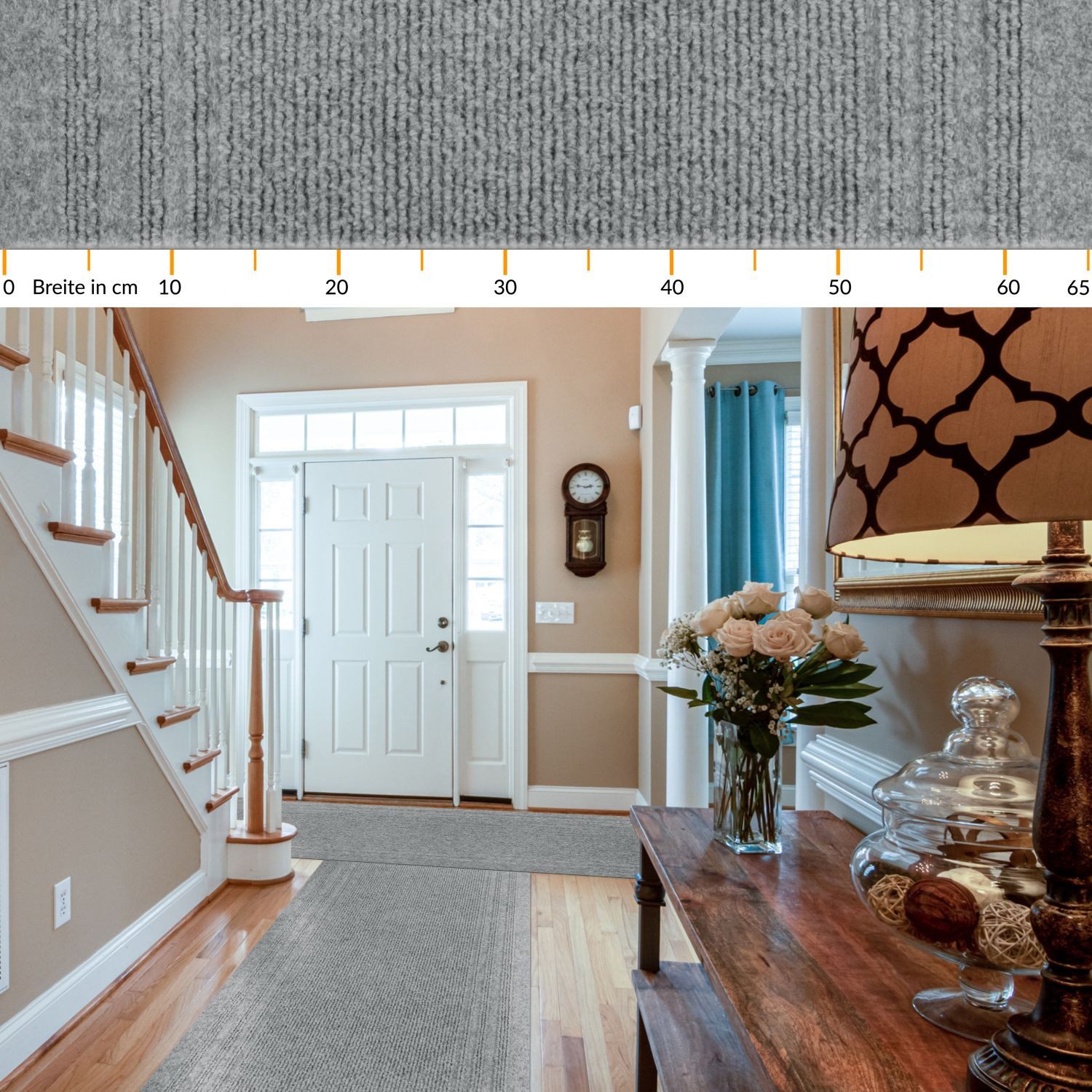 ANRO Läufer Teppich Flurläufer Läufer Textil PASSAT, Eckig, Höhe: 5 mm, Tex günstig online kaufen