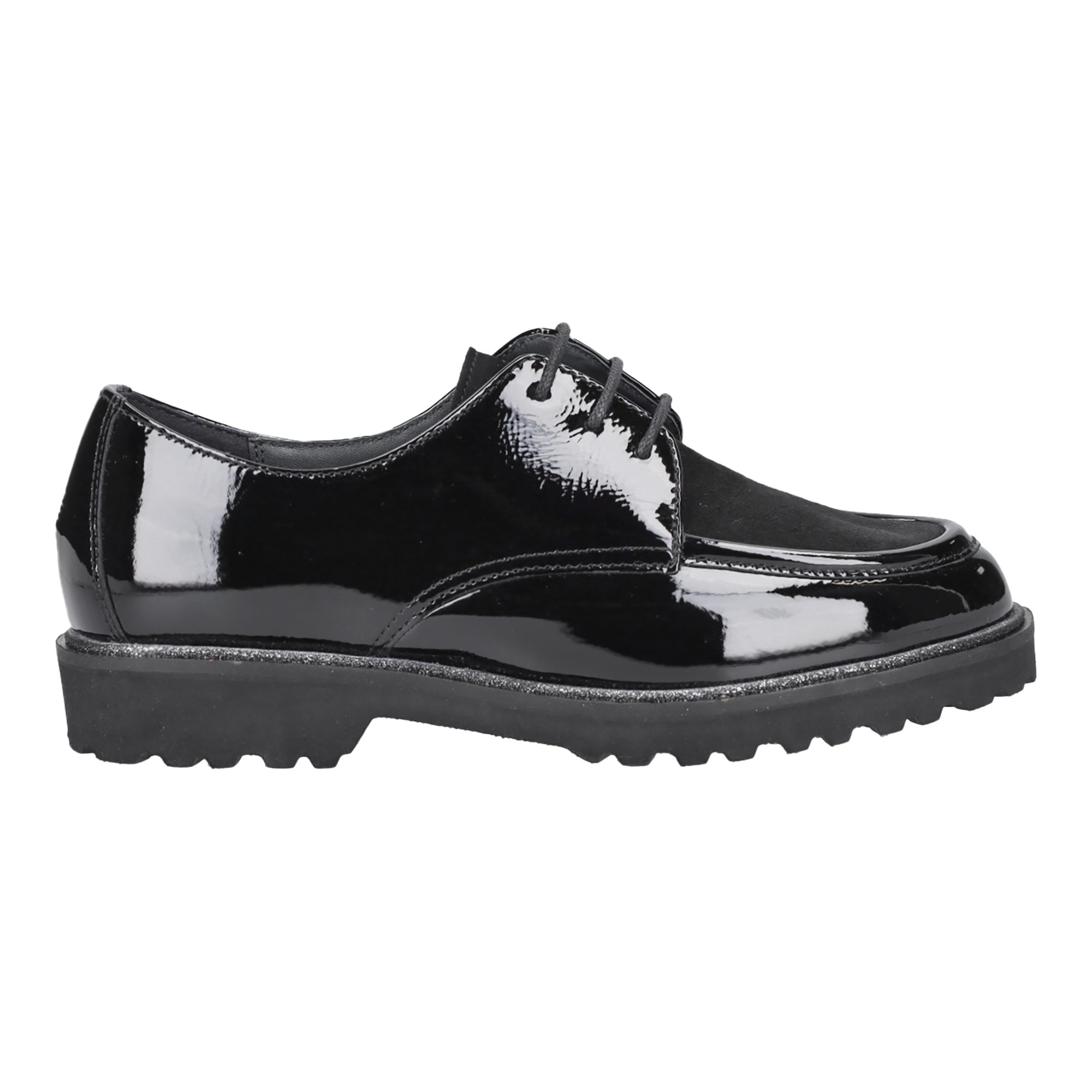 SIOUX Sioux 40910 MEREDITH-749-H, Schnürschuhe, Schwarz, kombiniert, Damen Schnürschuh