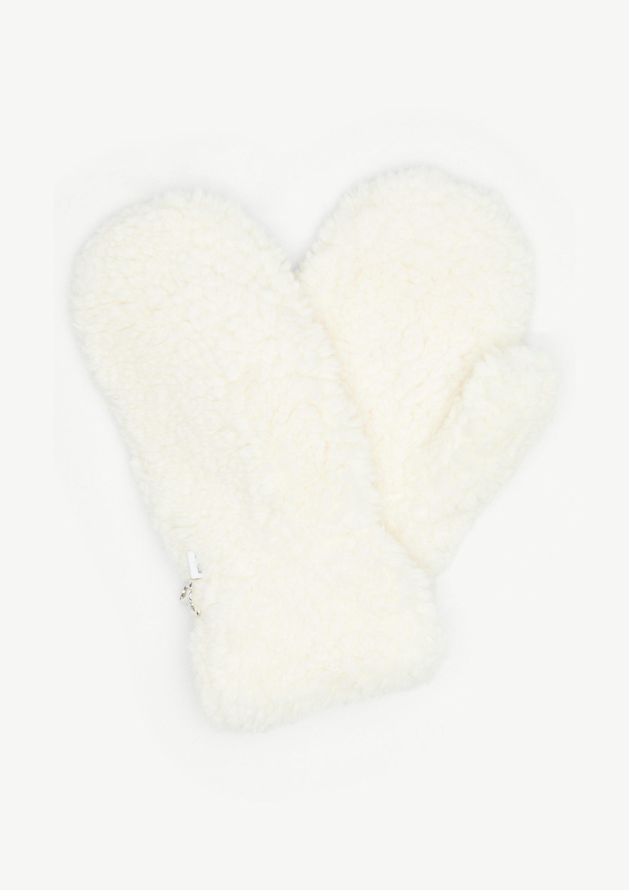 comma Strickhandschuhe Рукавички Рукавички aus Teddyplüsch