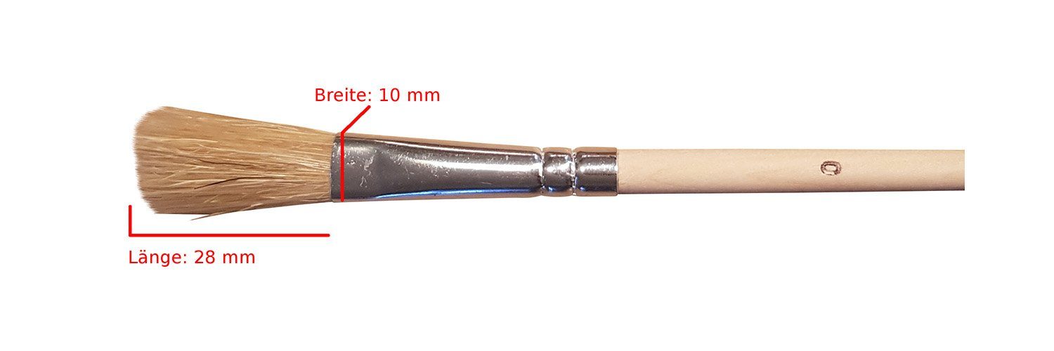 Emaillelackpinsel Flachpinsel 24 10/0 Armaflexpinsel Malerpinse Flachpinsel Pinsel