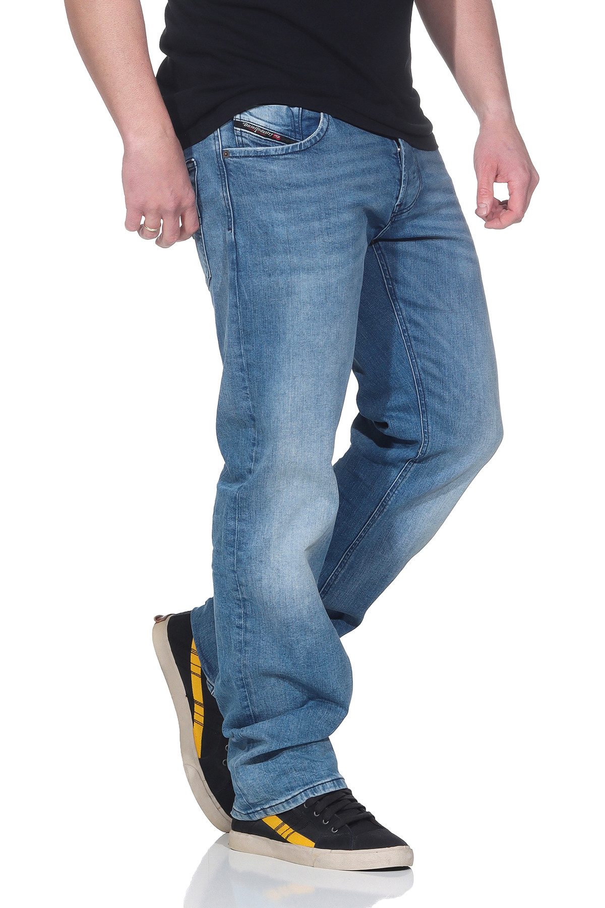 Diesel Straight-Jeans Regular Fit, gerade Beinform - Larkee-X Länge: 32 5-Pocket-Style, mit Stretch-Anteil