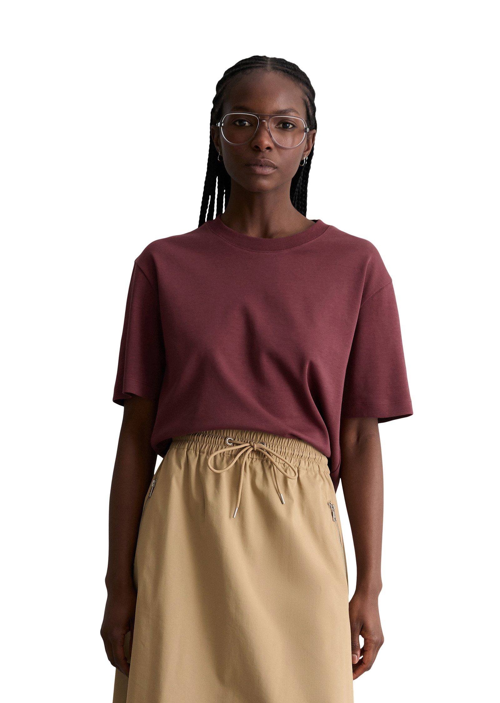 T-Shirt aus Interlock-Jersey