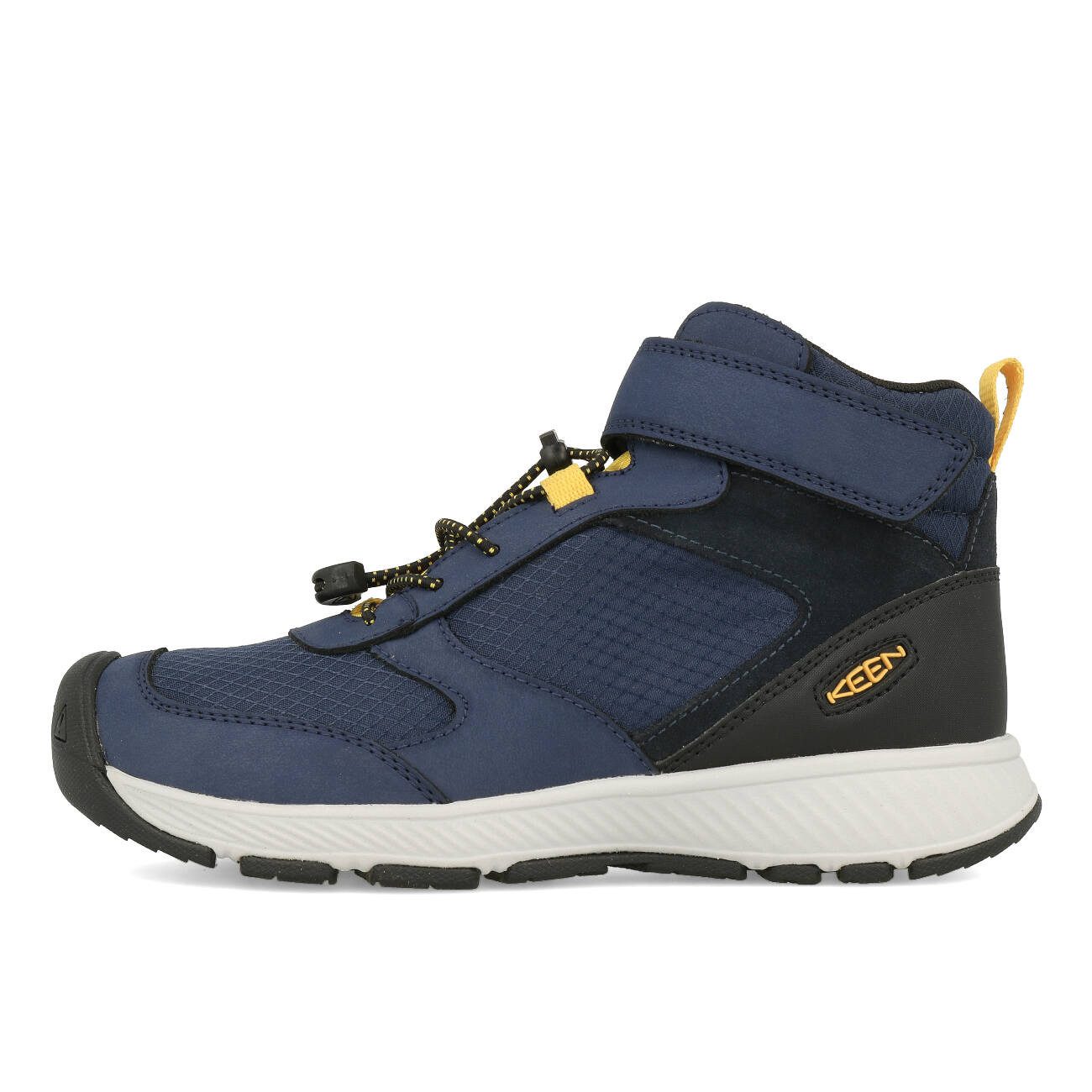 Keen Keen Skua Mid WP Y Kinderschuh Navy Academy Yolk Yellow Winterstiefel