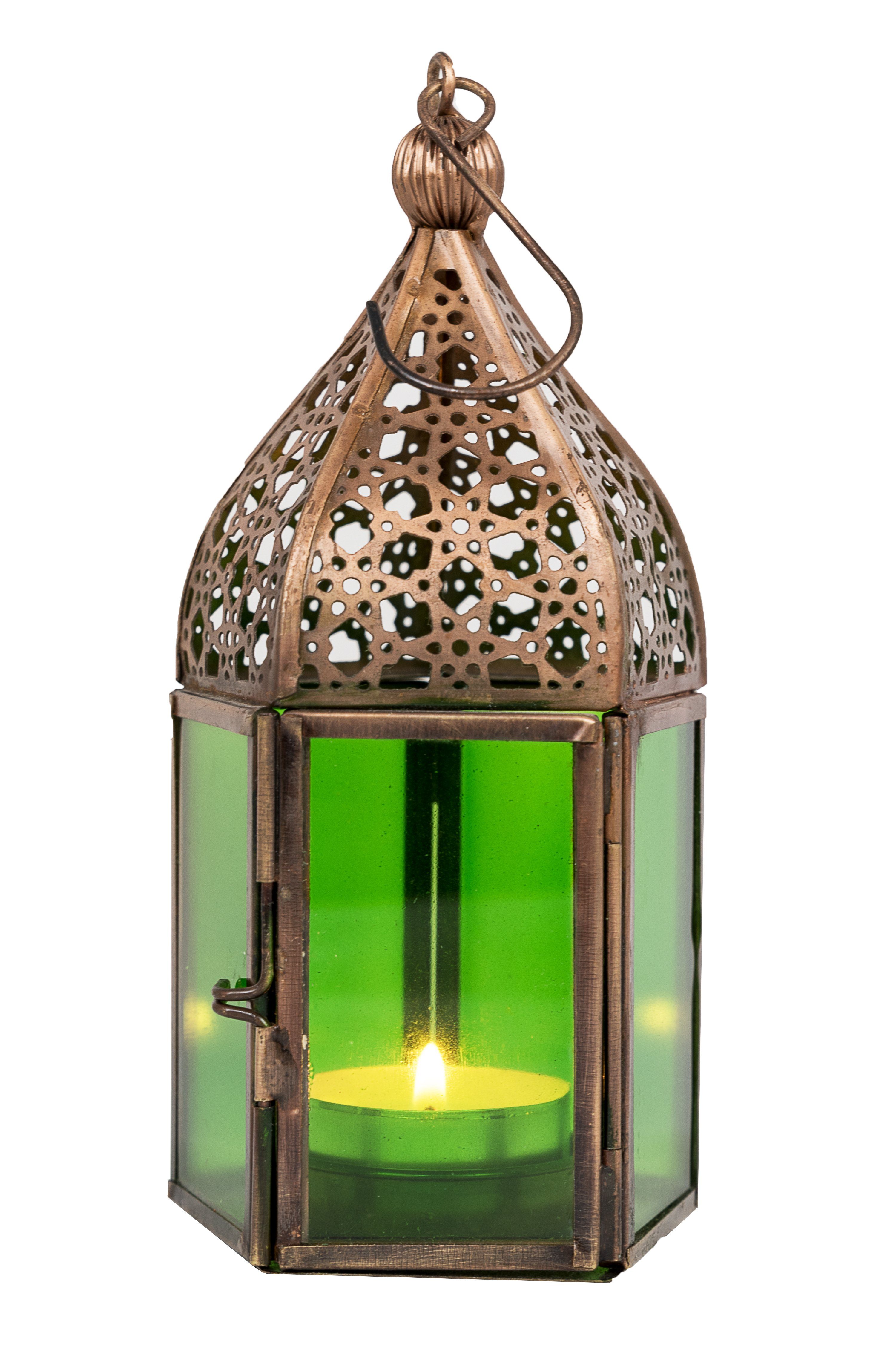 Orientalische Gartenlaterne Marrakesch 50cm - Handgefertigte Metall-Glas Laterne Für Draußen