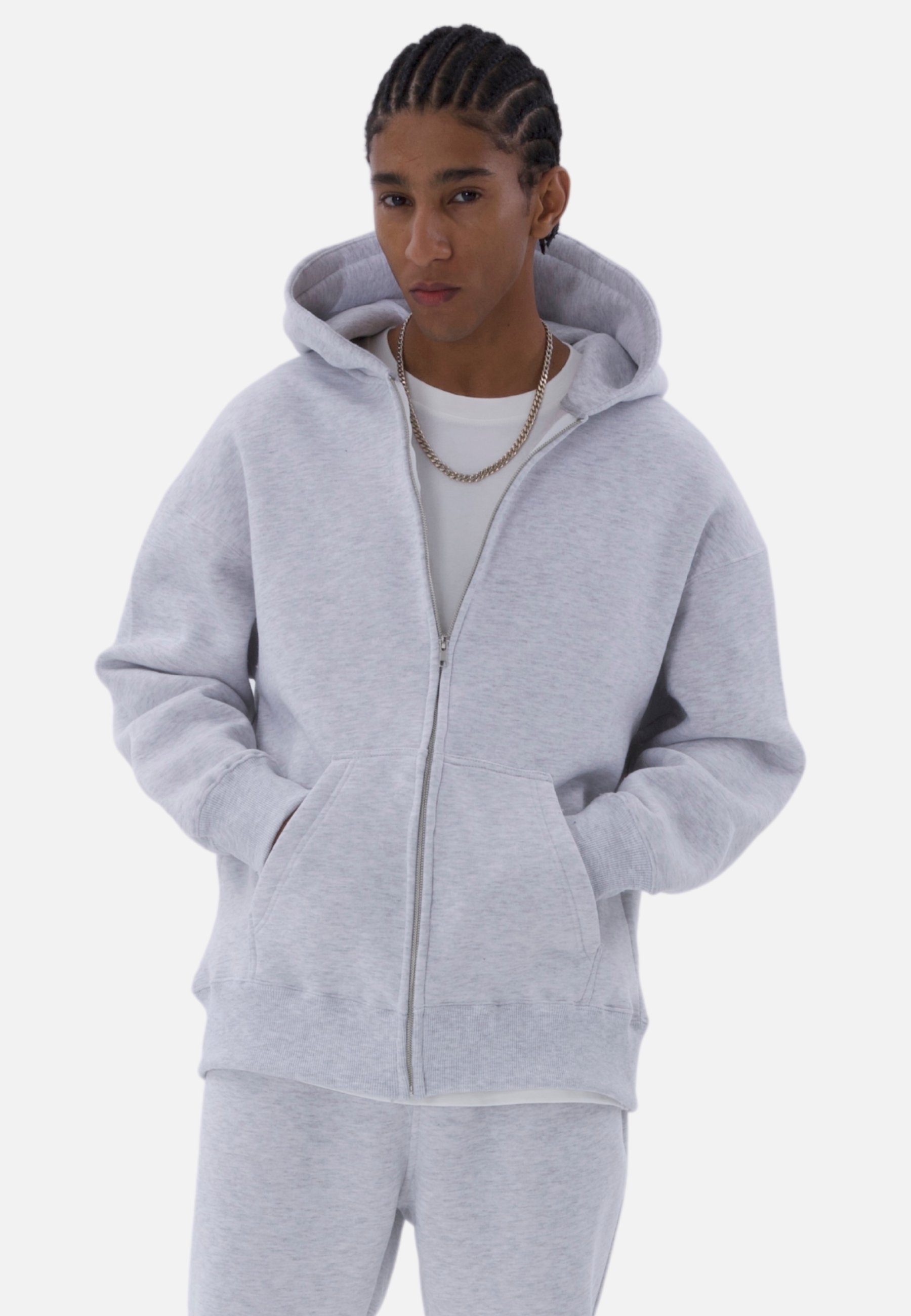 COFI Casuals Sweatjacke Basic Oversized Zip-Hoodie, günstig online kaufen