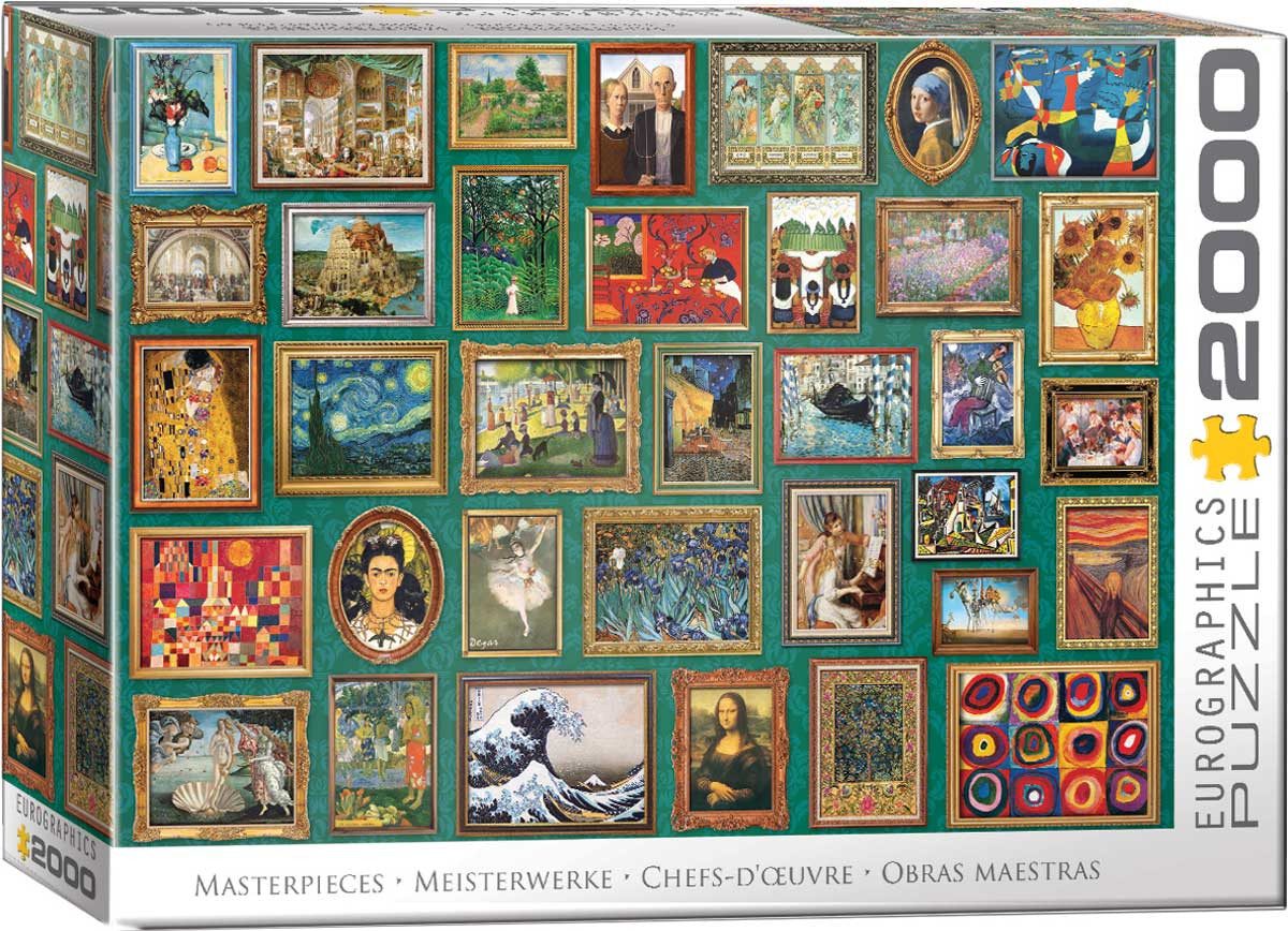 Puzzle 2000 Teile Puzzle - Meisterwerke, günstig online kaufen