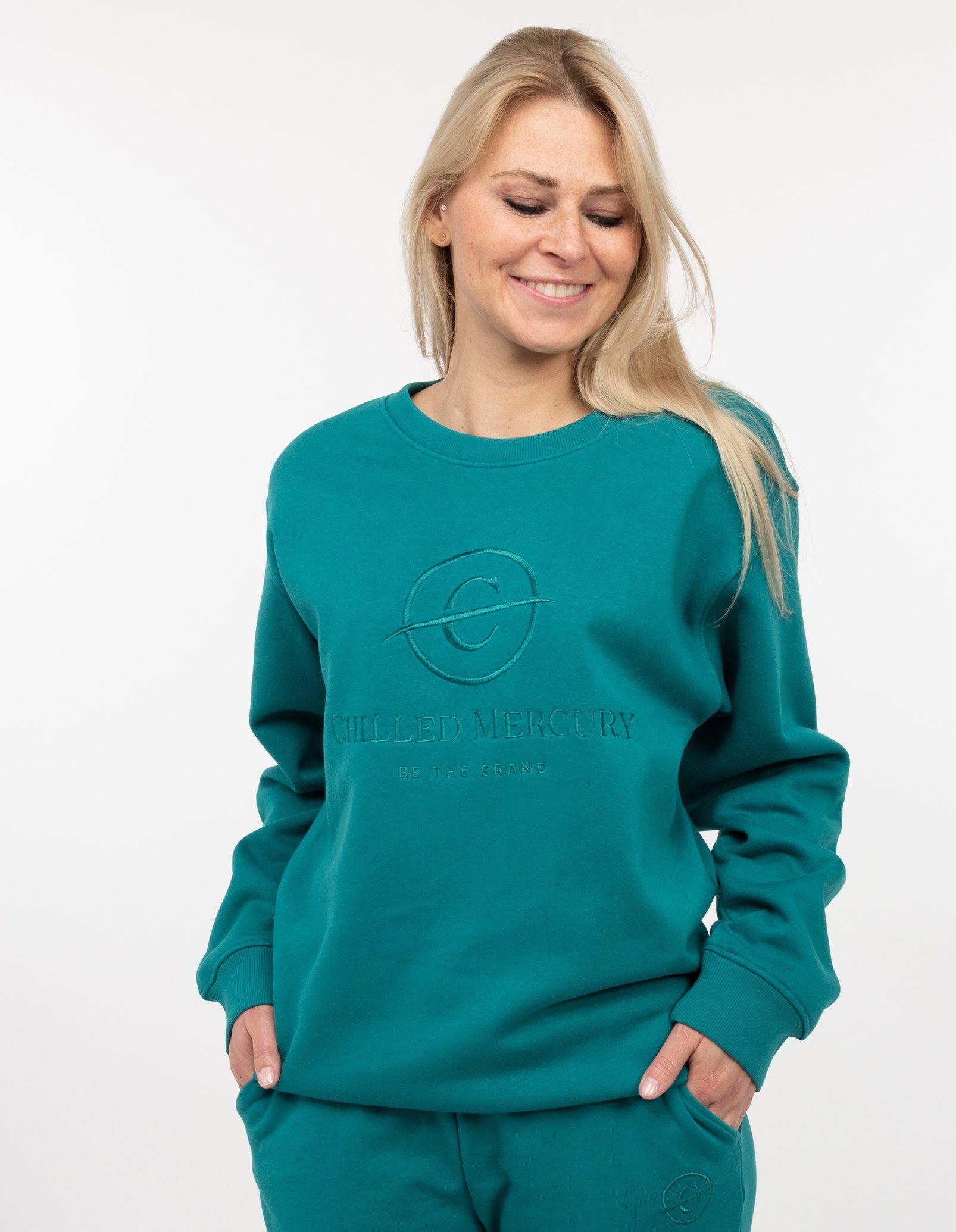 Damen Chilled Grün / Sweatshirt Pullover Mercury