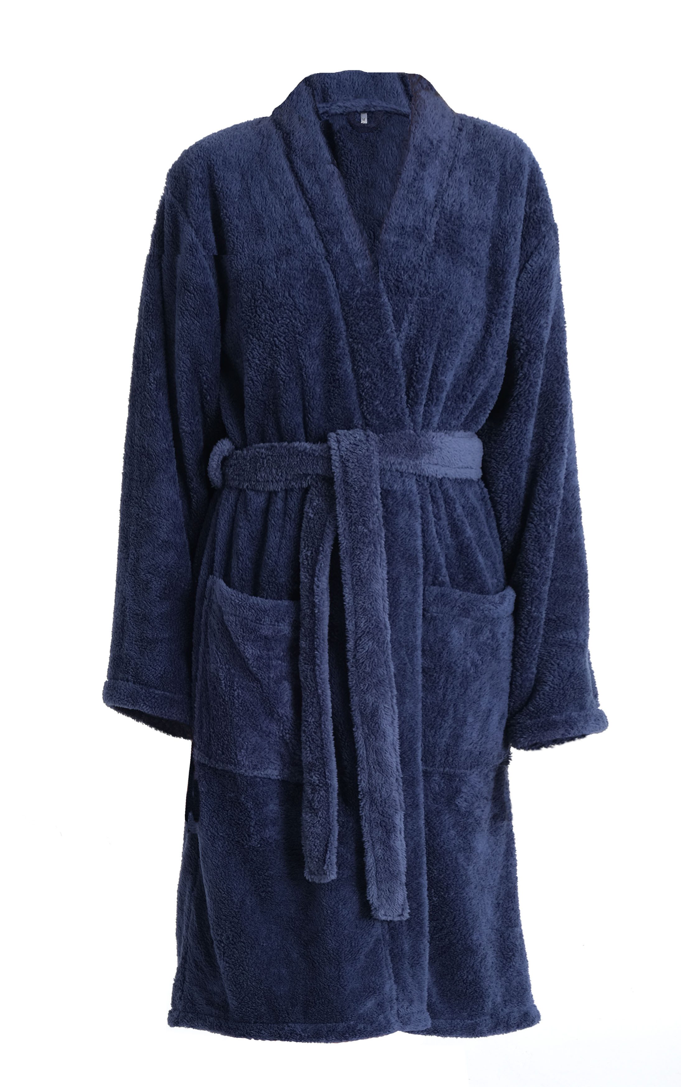 OTTO home Unisex-Bademantel Lillou Kimono, ideal für Sauna & Spa, Hotelbademantel, Morgenmantel, Midilänge, Microfaser, Kimono-Kragen, Gürtel, kuschelig weicher – Bild 2 von 5