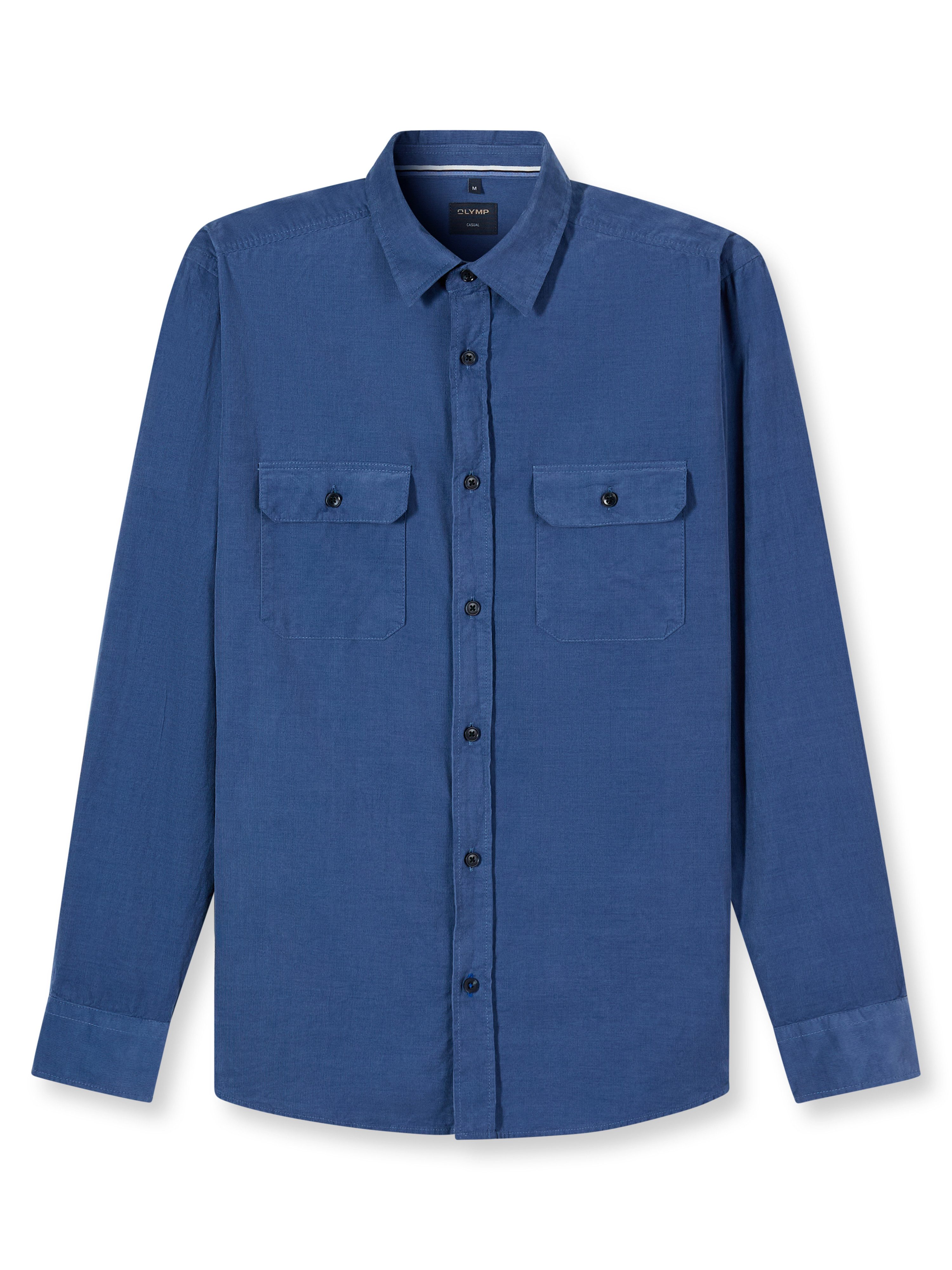 OLYMP Langarmhemd Feincord, Businesshemd, Kentkragen, regular fit günstig online kaufen