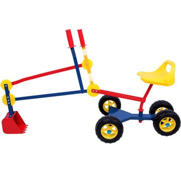 Spielwerk Spielzeug-Bagger, 360° Radius Schwenk- und Greiffunktion bis 50kg Sandkasten
