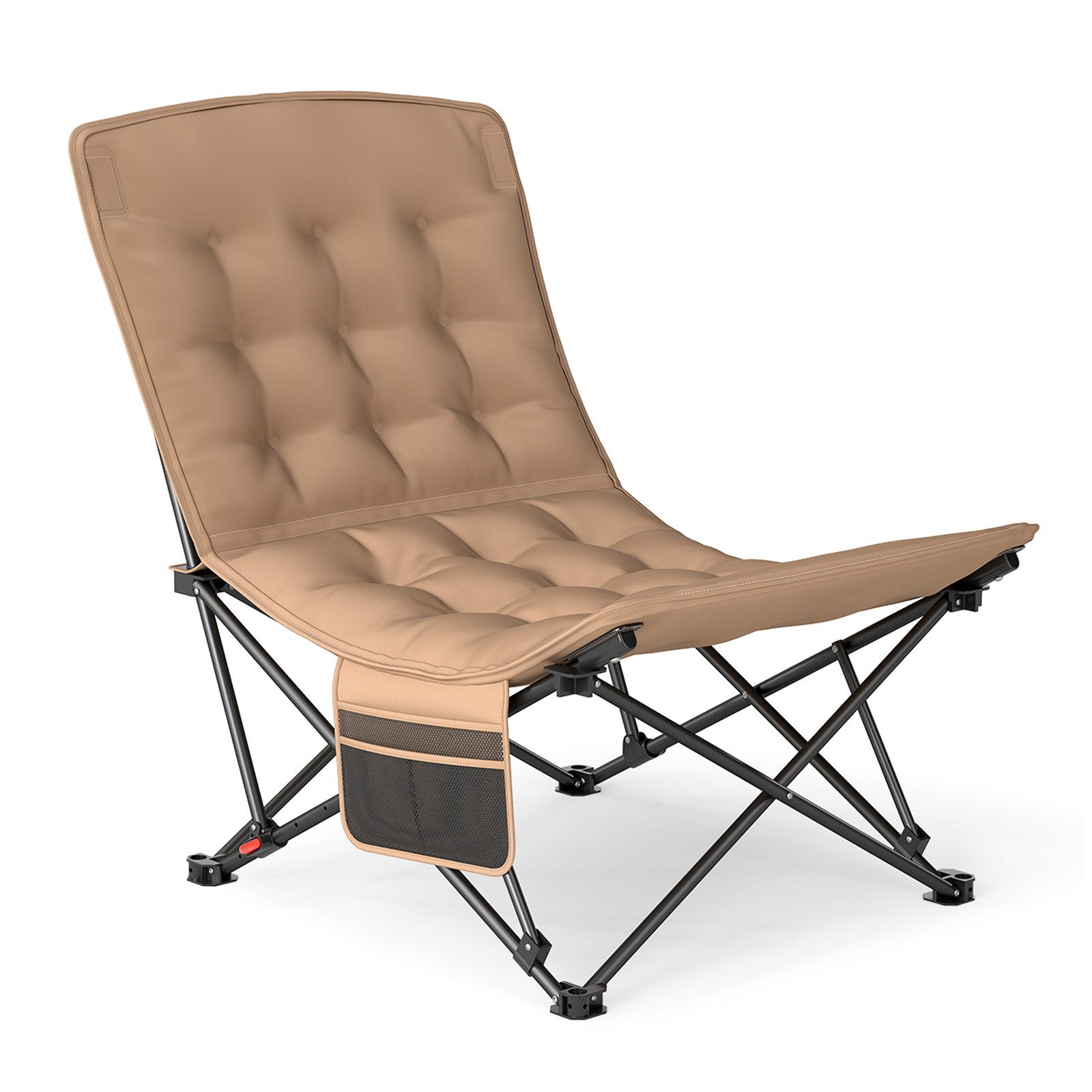 COSTWAY Campingstuhl, bis 225kg belastbar, Klappstuhl einstellbar & faltbar günstig online kaufen