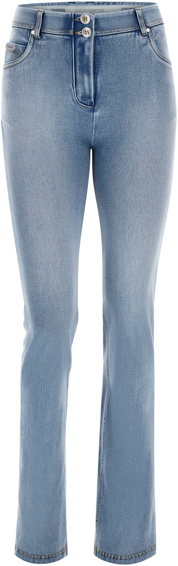 Freddy Skinny-fit-Jeans WRUP2 Baumwollmix Lifting mit Denimqualität im Tragekomfort Elastische hohen & Effekt, SUPERSKINNY Shaping für