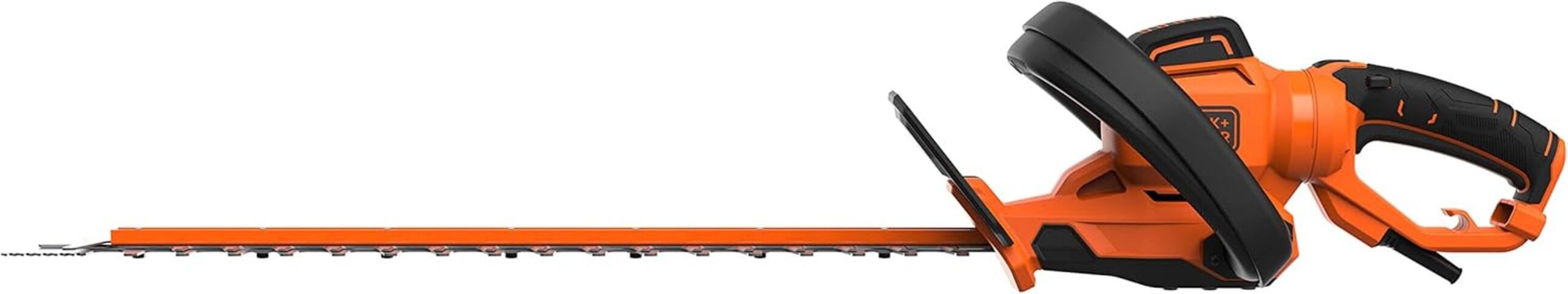 Black + Decker Elektro-Heckenschere Elektro-Heckenschere 650W, 60 cm Schwertlänge, 25 mm Schnittstärke, (1 St)