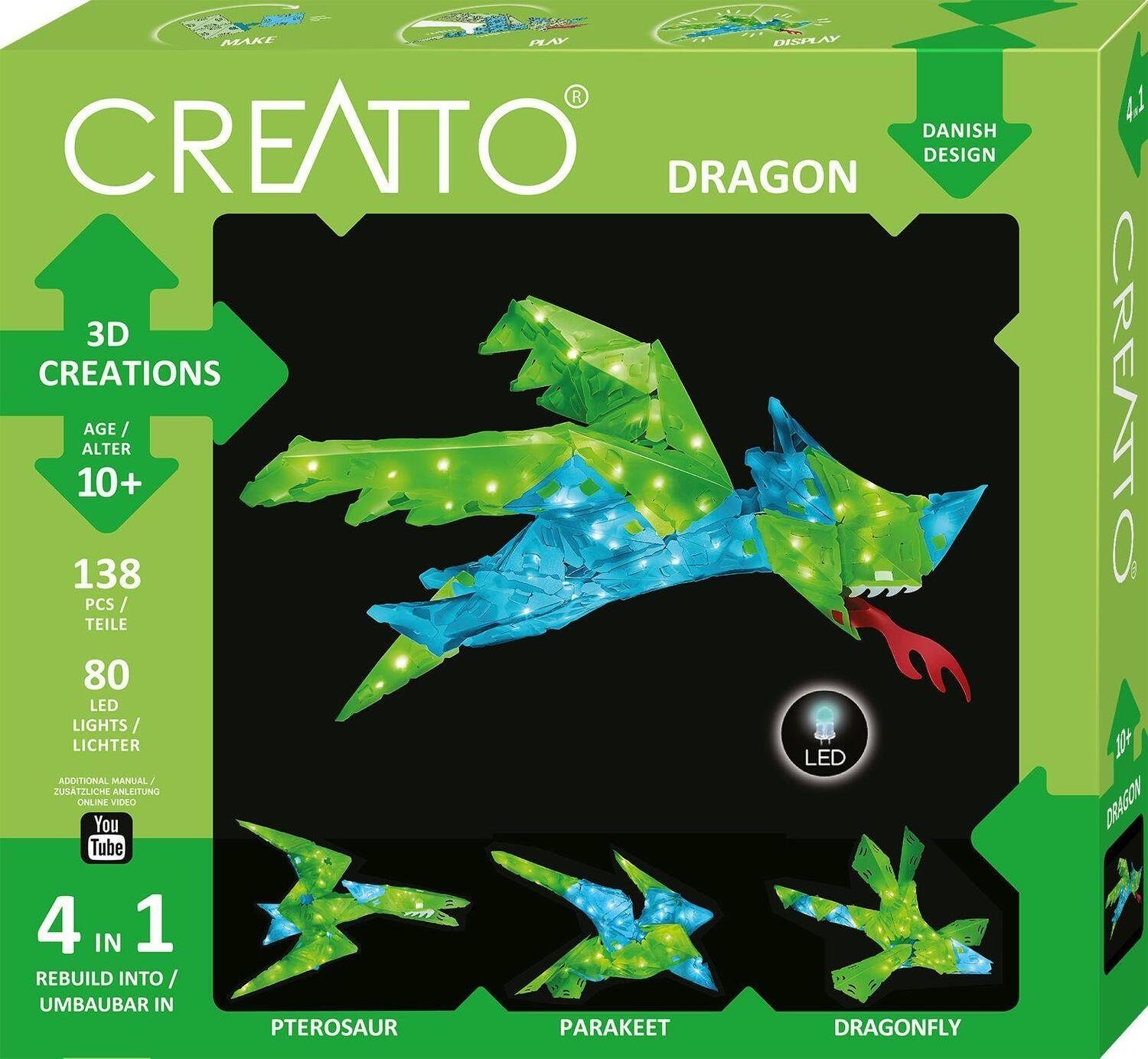 Kosmos Puzzle Creatto Drache, Puzzleteile