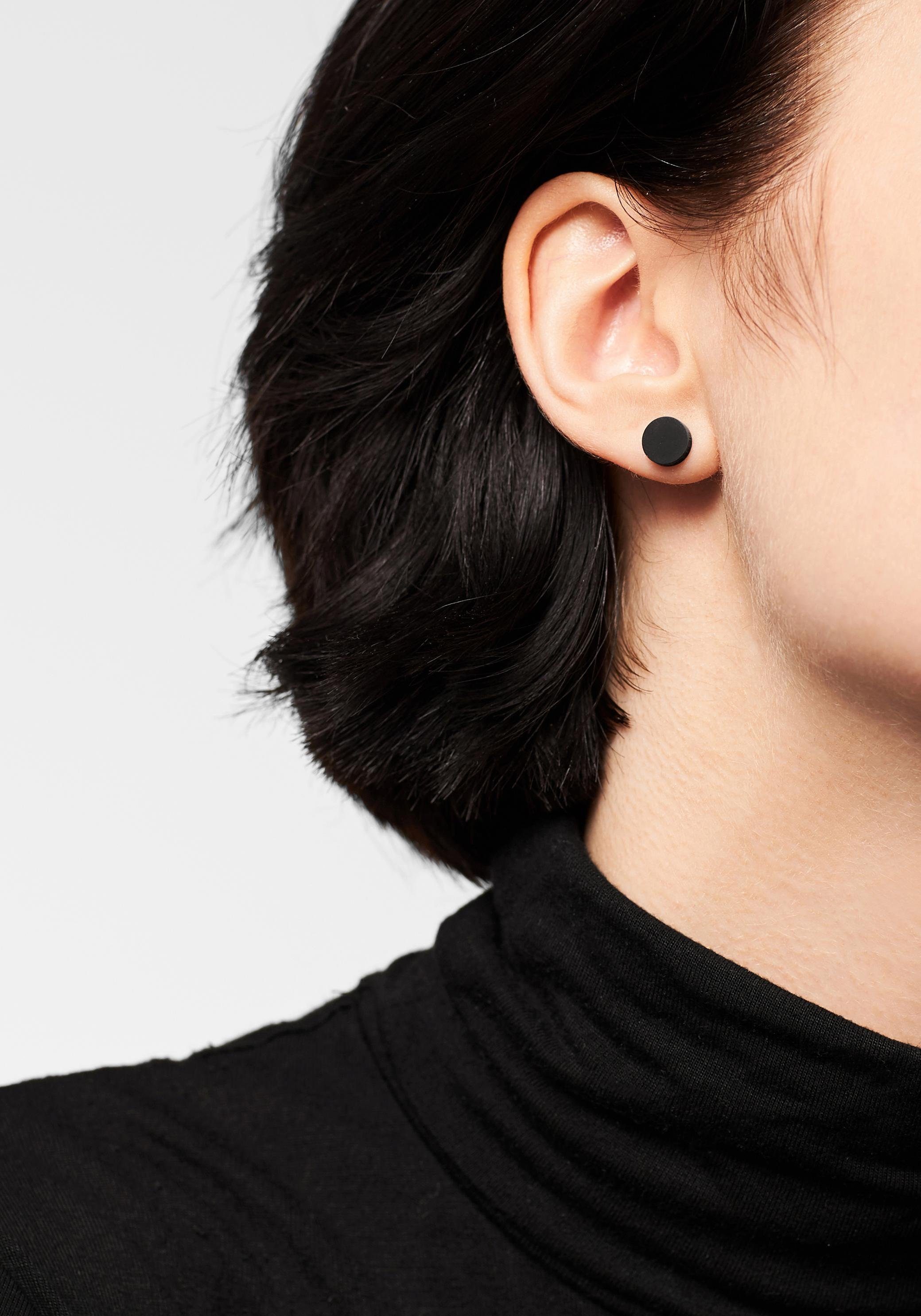 Liebeskind Berlin Paar Ohrstecker Schmuck Geschenk Edelstahl Ohrringe Kreis – Bild 3 von 3