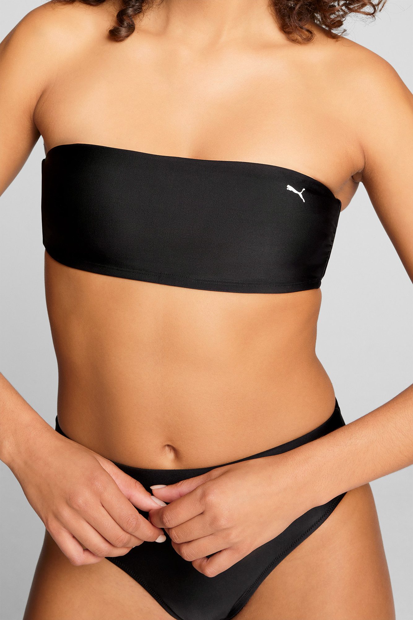 PUMA Bandeau-Bikini-Top PUMA SWIM WOMEN BANDEAU TOP, breite, verstellbare Träger mit Logoschriftzug – Bild 5 von 5