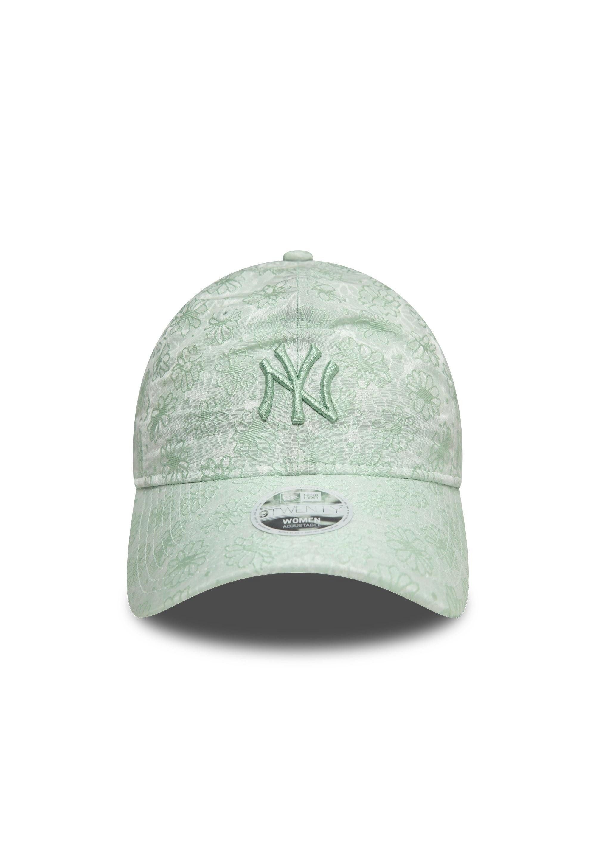 New Era Baseball Cap New York Yankees MLB Womens Floral Grün Verstellbare 9Twenty Damen Cap (1-St)