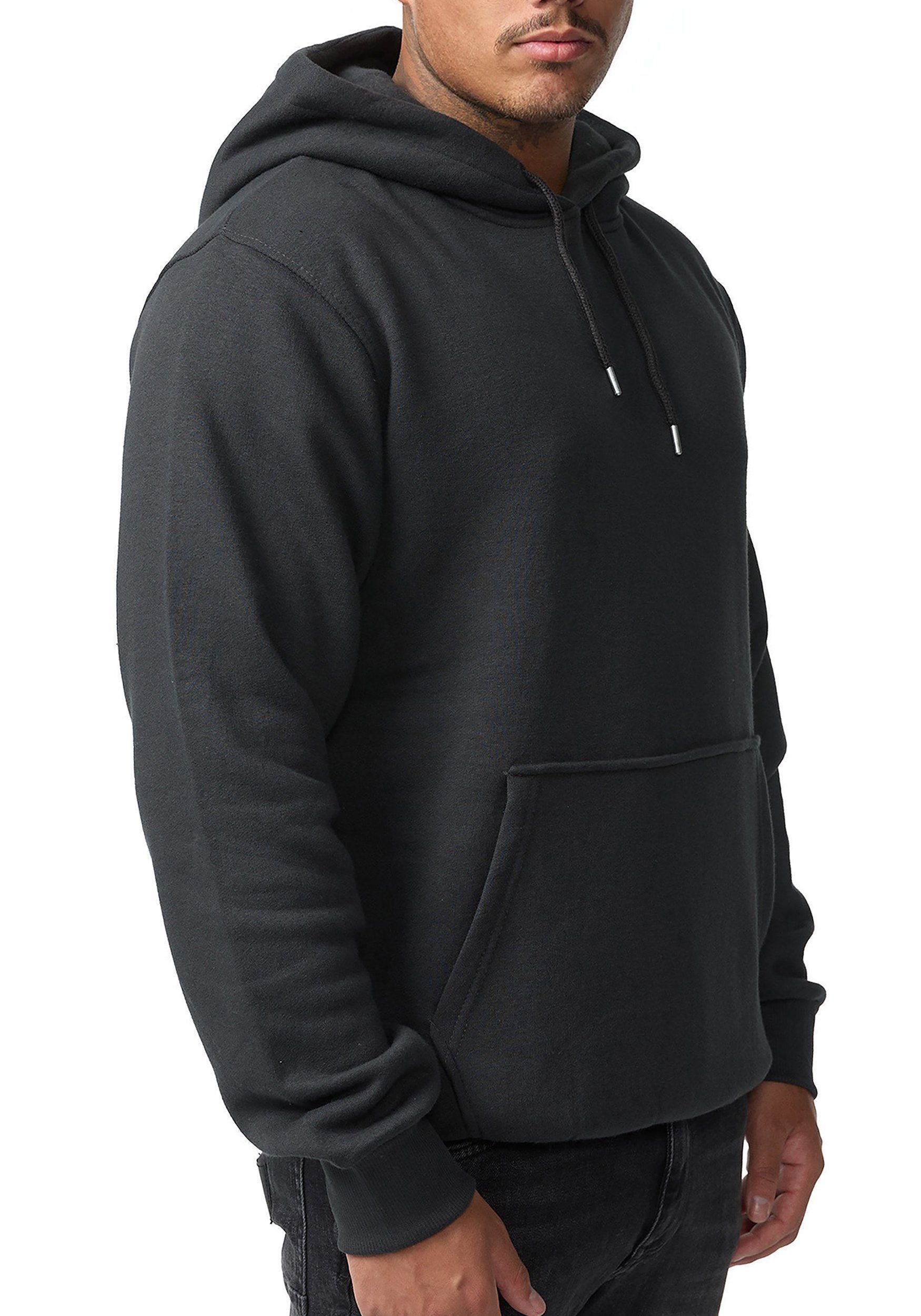 Smith & Solo Kapuzensweatshirt Hoodie Herren Kapuzenpullover (1-tlg) Baumwollmischung – Bild 5 von 5
