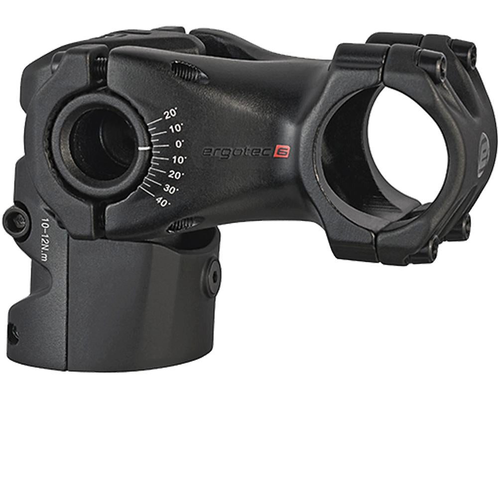 Fahrradlenker Ergotec Swell RE 70 i Ahead-Vorbau 70 mm Schwarz - Winkelverstellbar m