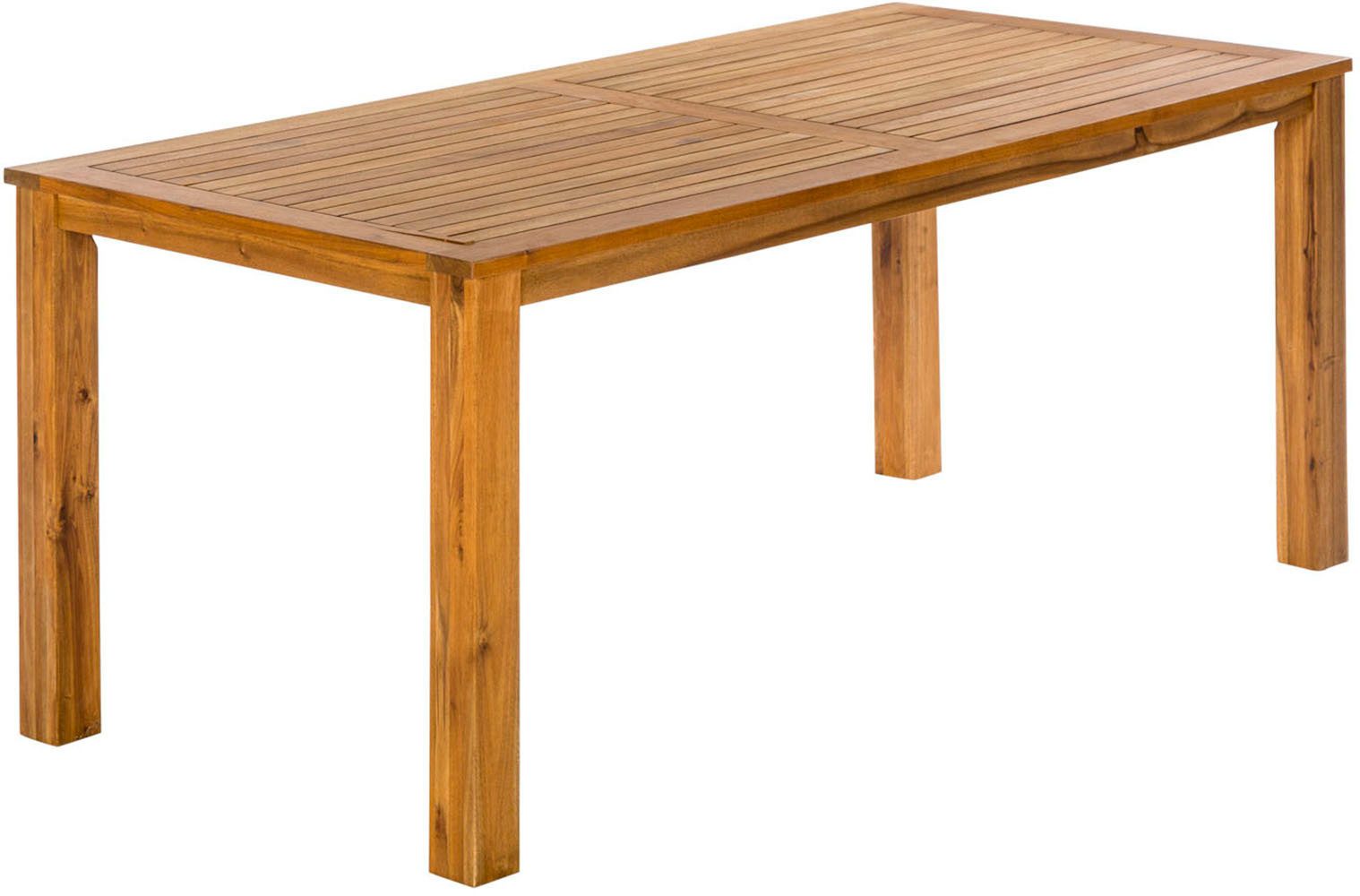 MERXX Garten-Essgruppe »Batavia«, (Set, 7-tlg), moderne Landhausoptik in warmen Holznuancen