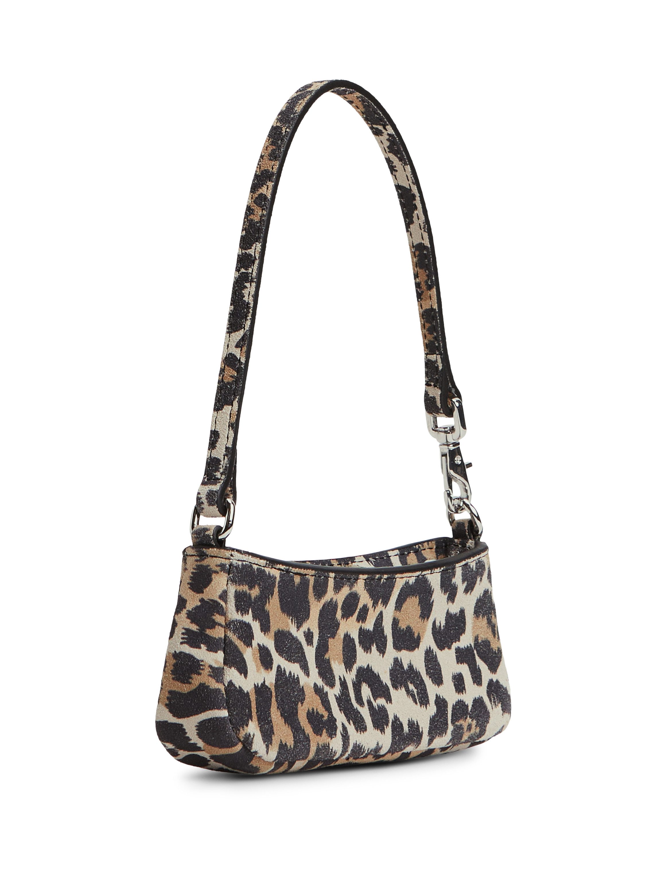 Tommy Jeans Mini Bag TJW COOL LEO SUEDE MICRO BAG, Tragetasche, Henkeltasche, Clutch im Leo-Look