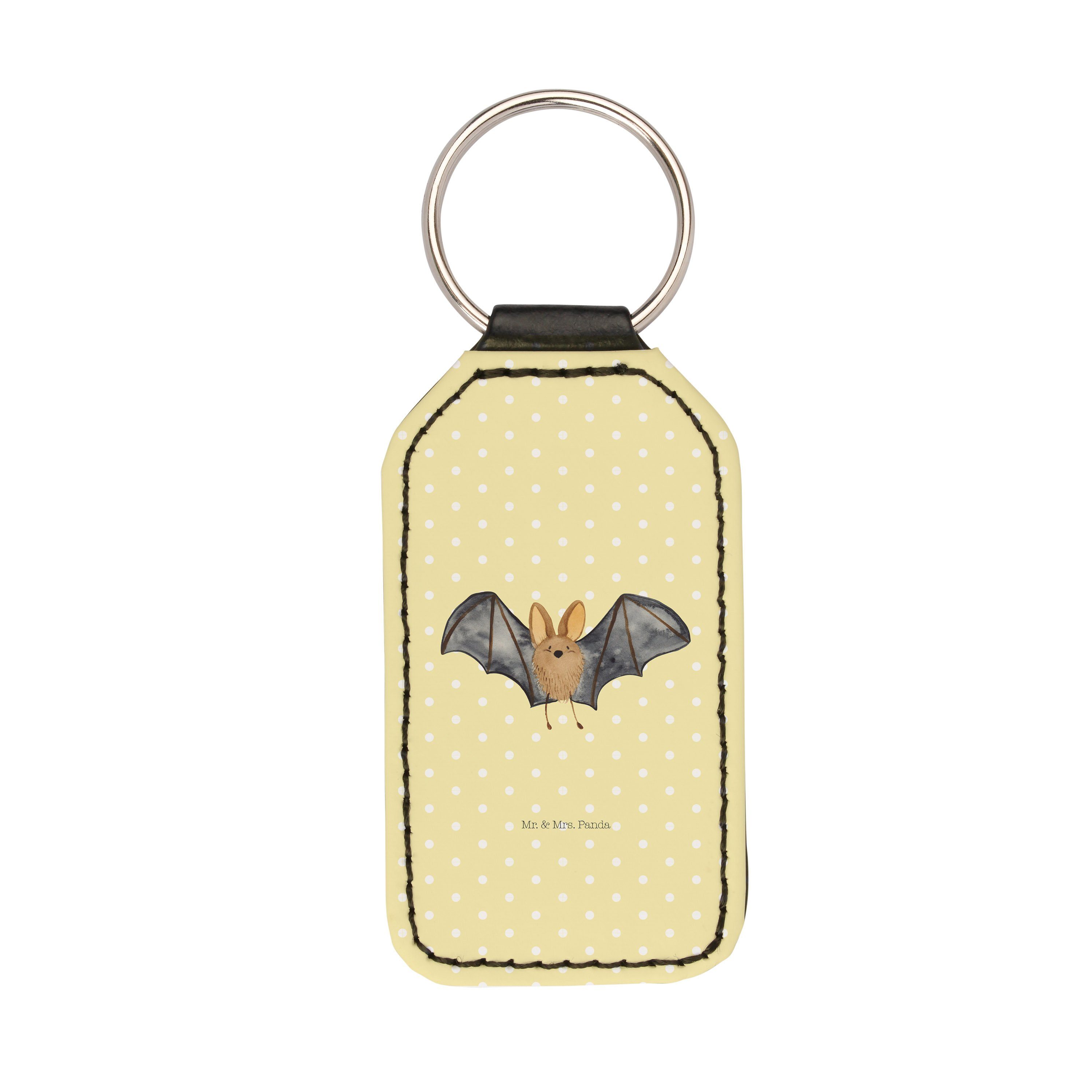 - - Taschenanhä Gelb Schlüsselanhänger Geschenk, Schutzengel, Pastell (1-tlg) & Fledermaus Flügel Panda Mr. Mrs.