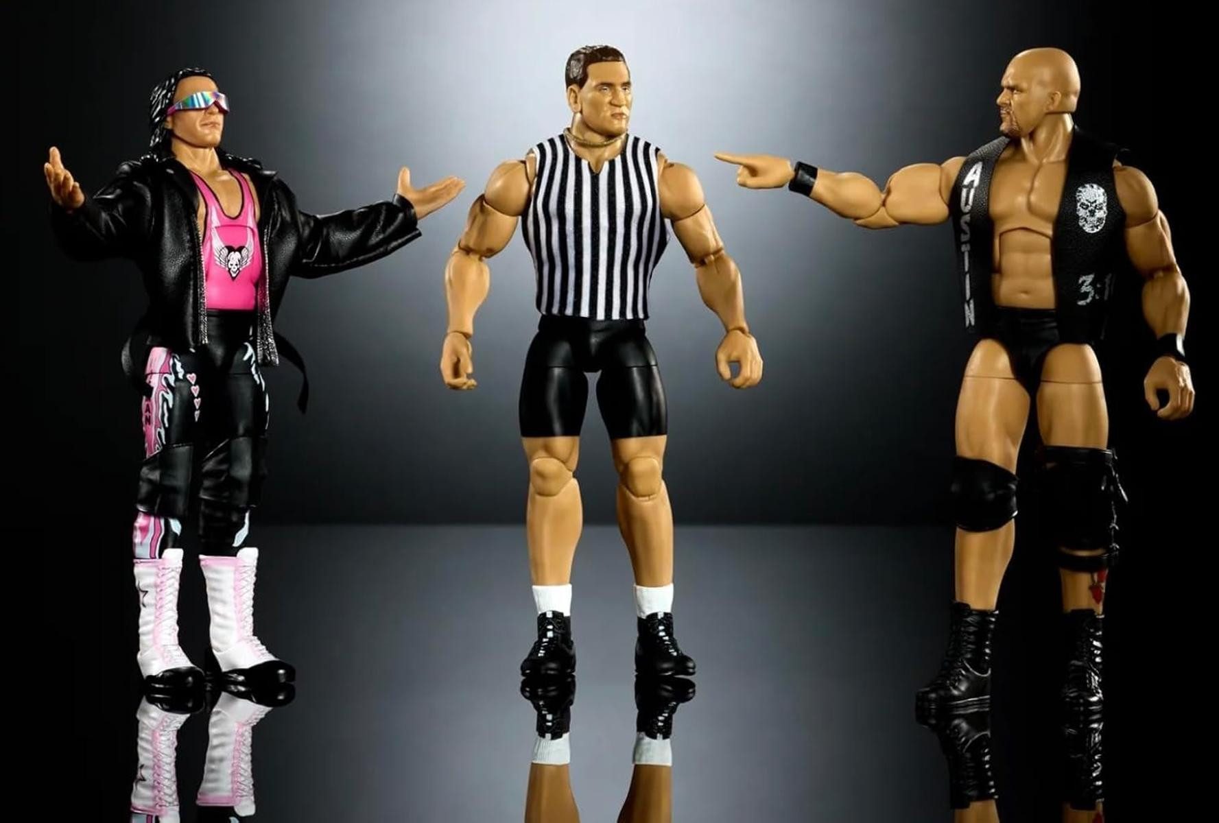 Mattel® Actionfigur WWE Bret The Hitman Hart Stone Cold Steve Austin Ken Shamrock 2026